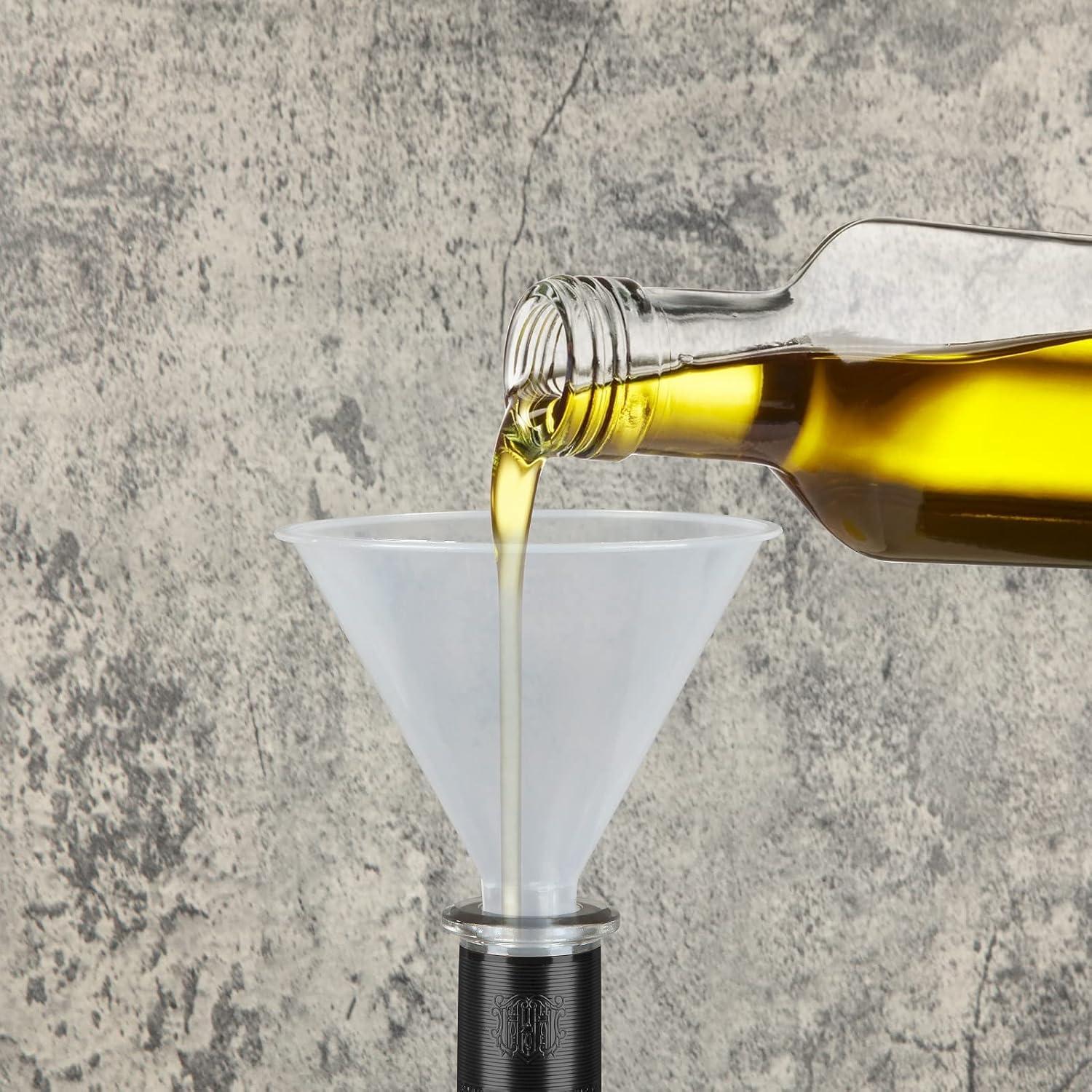 20 Embudos de Plástico CYEAH Boca Ancha 12.95 cm Transparentes