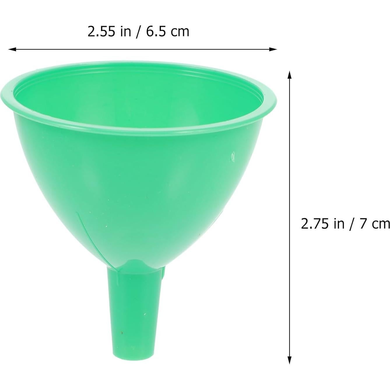 50 Mini Embudos de Plástico TOVINANNA para Botellas 6.5cm