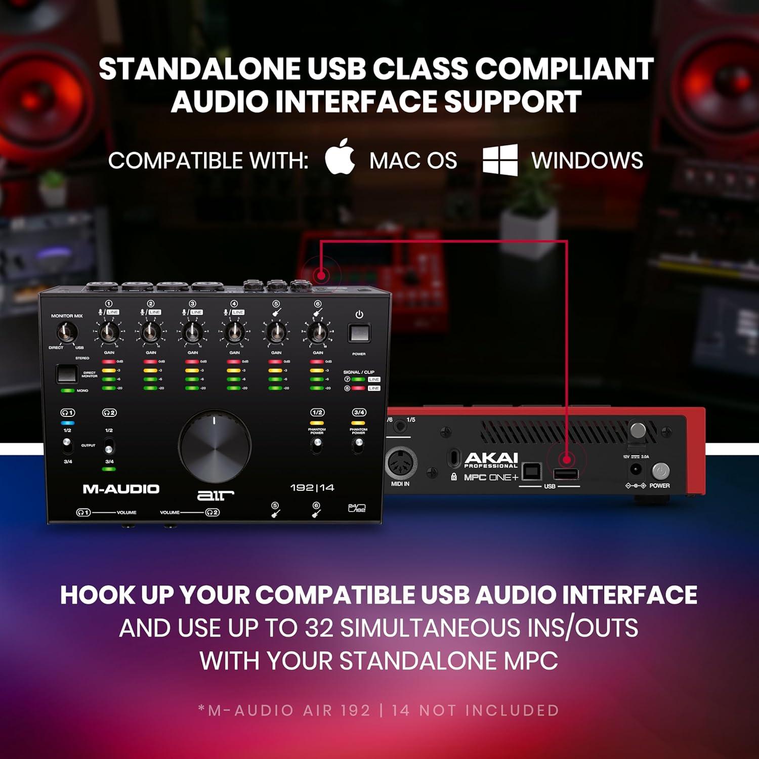 Akai Professional MPC One+ Máquina de Ritmos con WiFi y Bluetooth