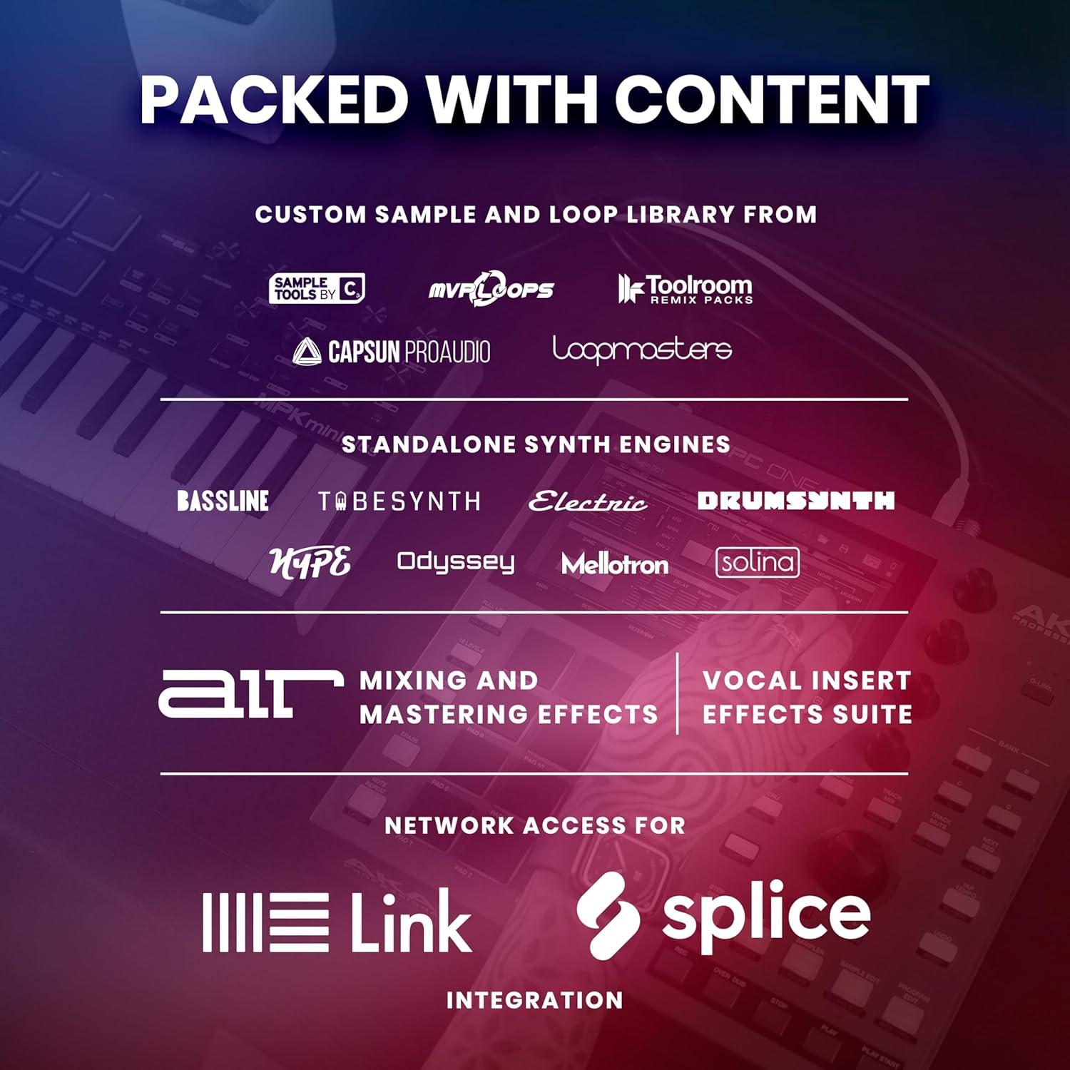 Akai Professional MPC One+ Máquina de Ritmos con WiFi y Bluetooth