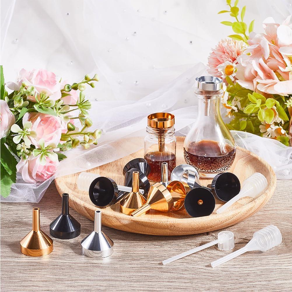 Set 18Pcs Mini Embudos de Aluminio GORGECRAFT con Pipetas