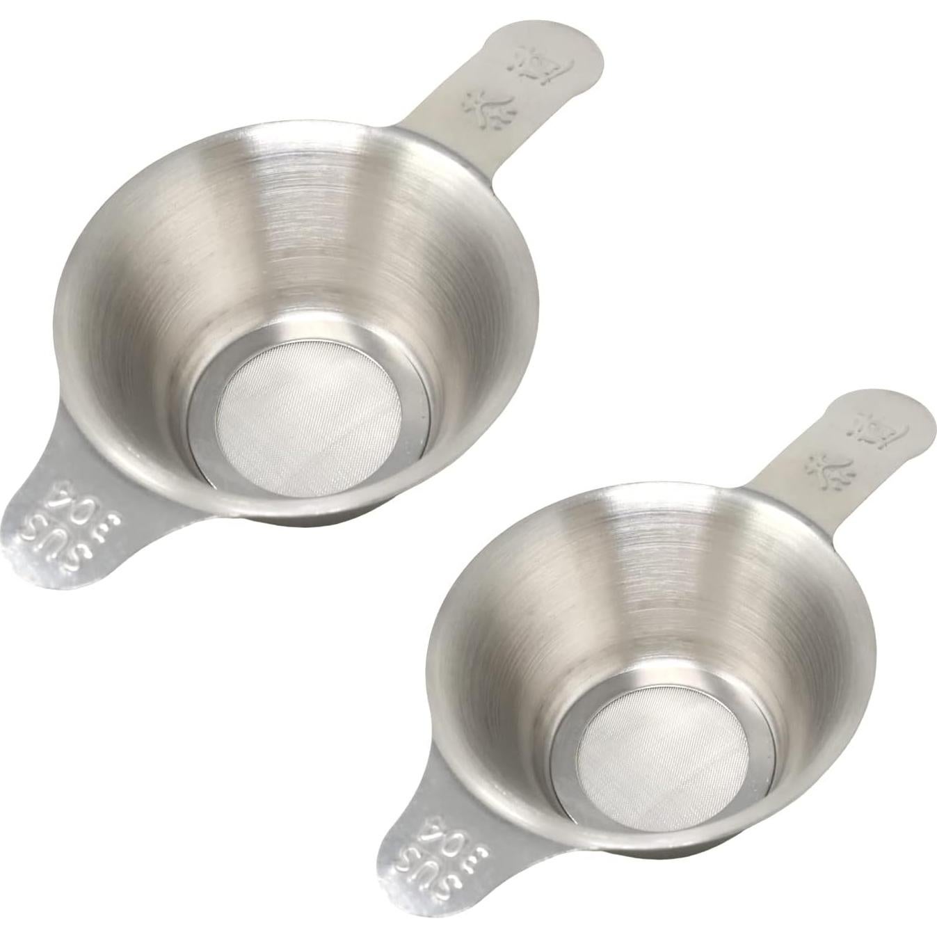 Coladores de Té y Café Honbay 304 Acero Inoxidable 2 Piezas