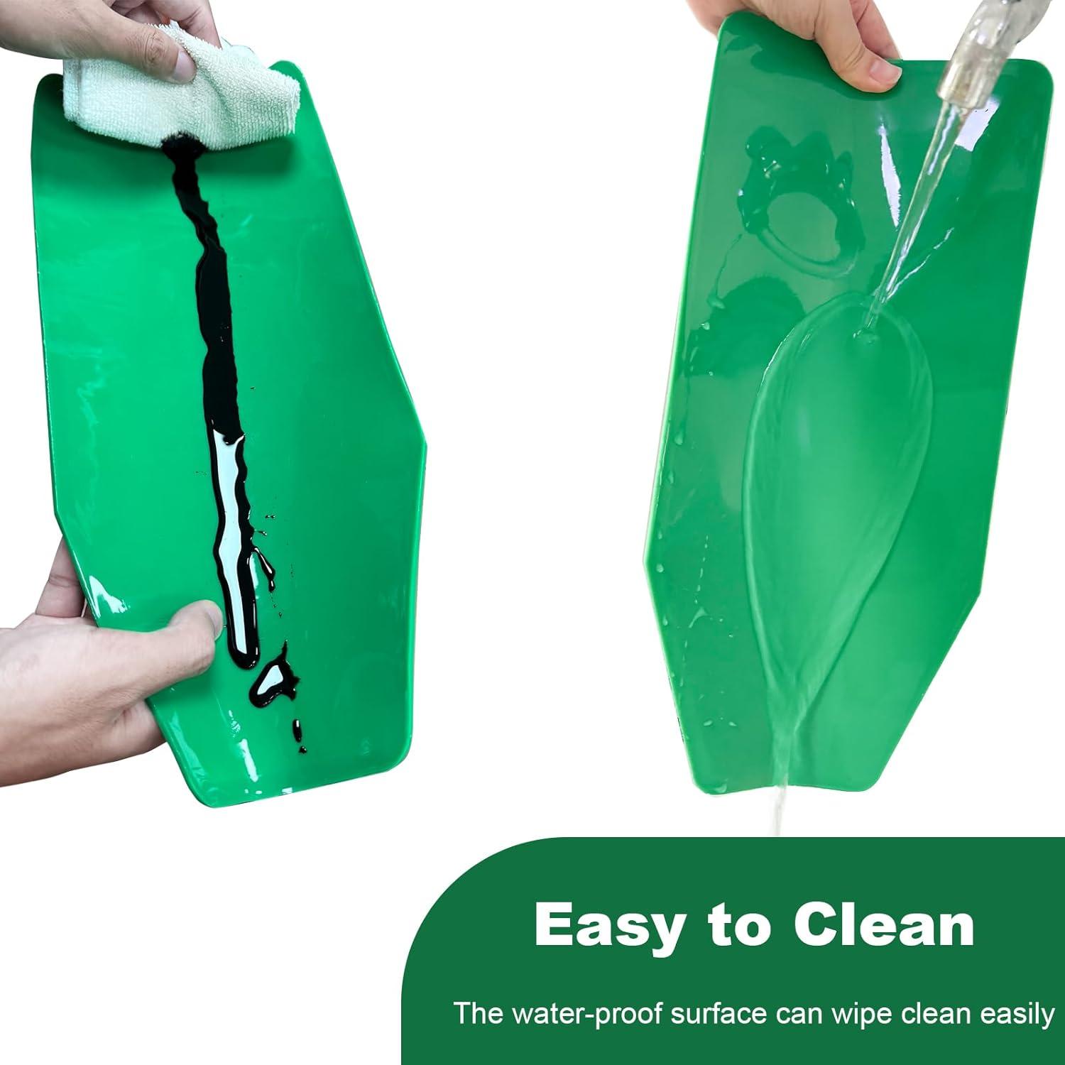 Embudo Flexible Plegable SZTJHN para Aceite 37.1cm Verde