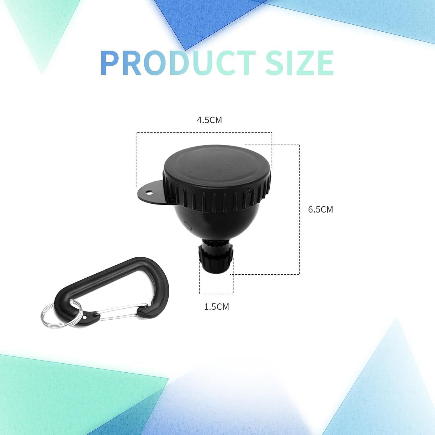 Contenedor de Polvo de Proteína PEHADU 2 Pack con Embudo