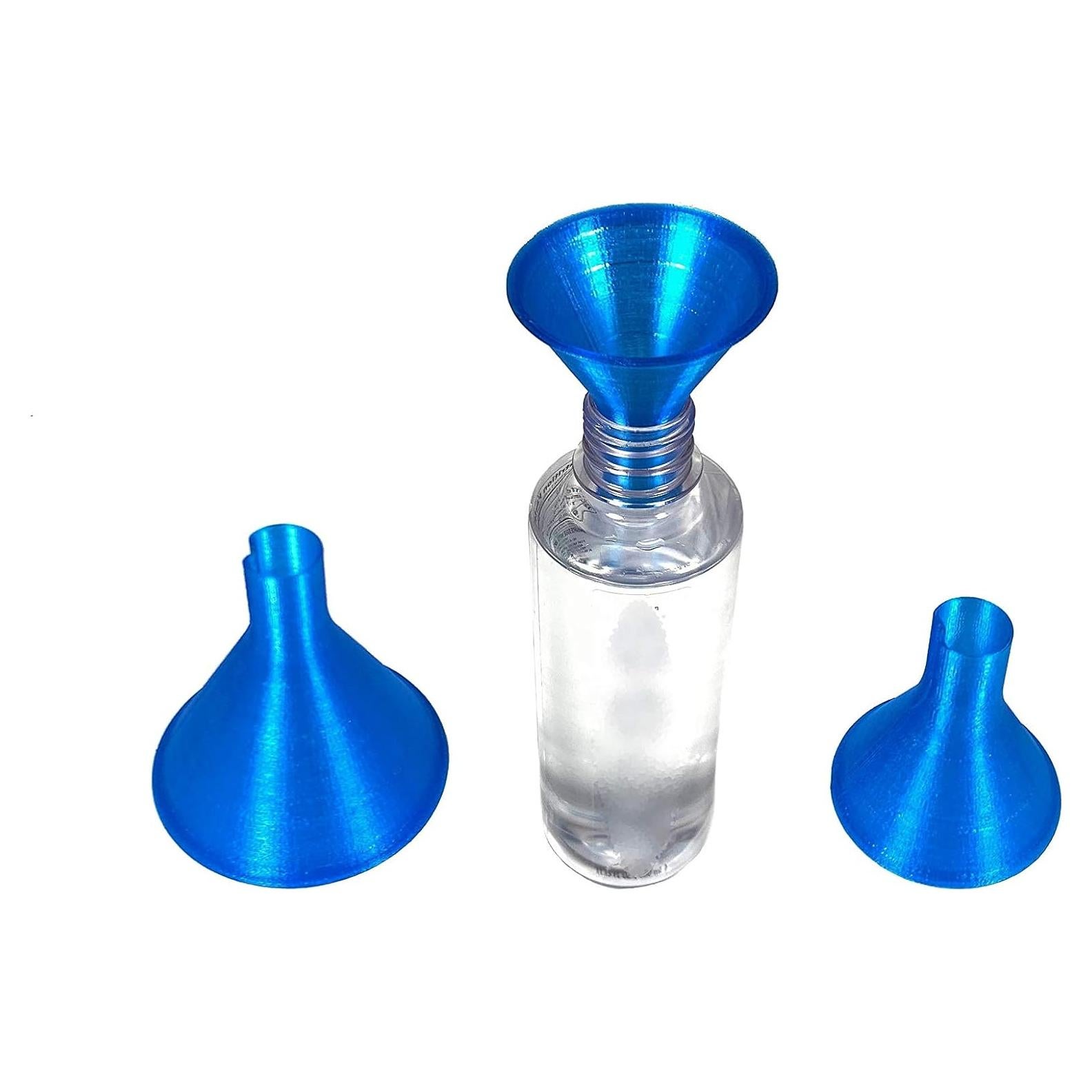 2 Embudos Universales IQ Labs - Ajuste para Botellas Plásticas