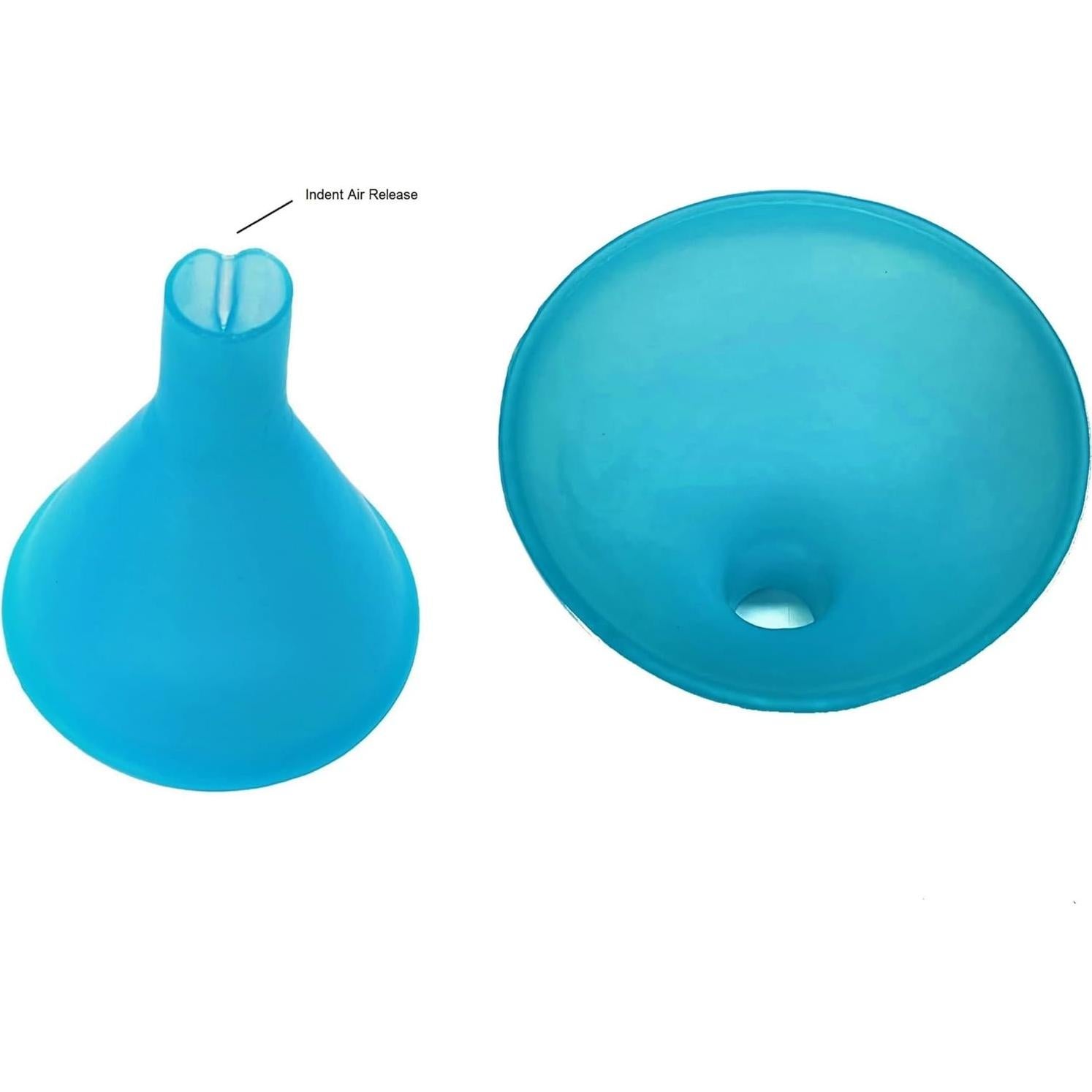 2 Embudos Universales IQ Labs - Ajuste para Botellas Plásticas