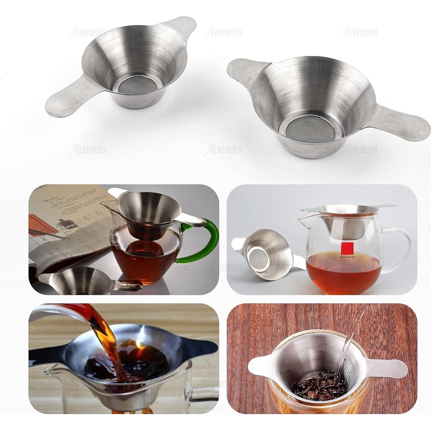 Colador de Acero Inoxidable AUEAR 2 Piezas Grande y Pequeño