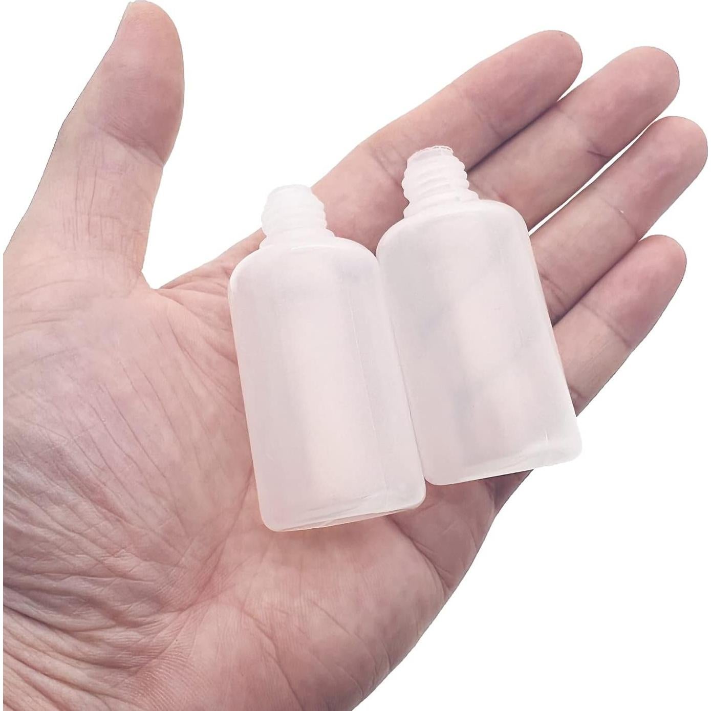 12 Botellas Aplicadoras de Precisión MYYZMY 29.57 ml con Embudos