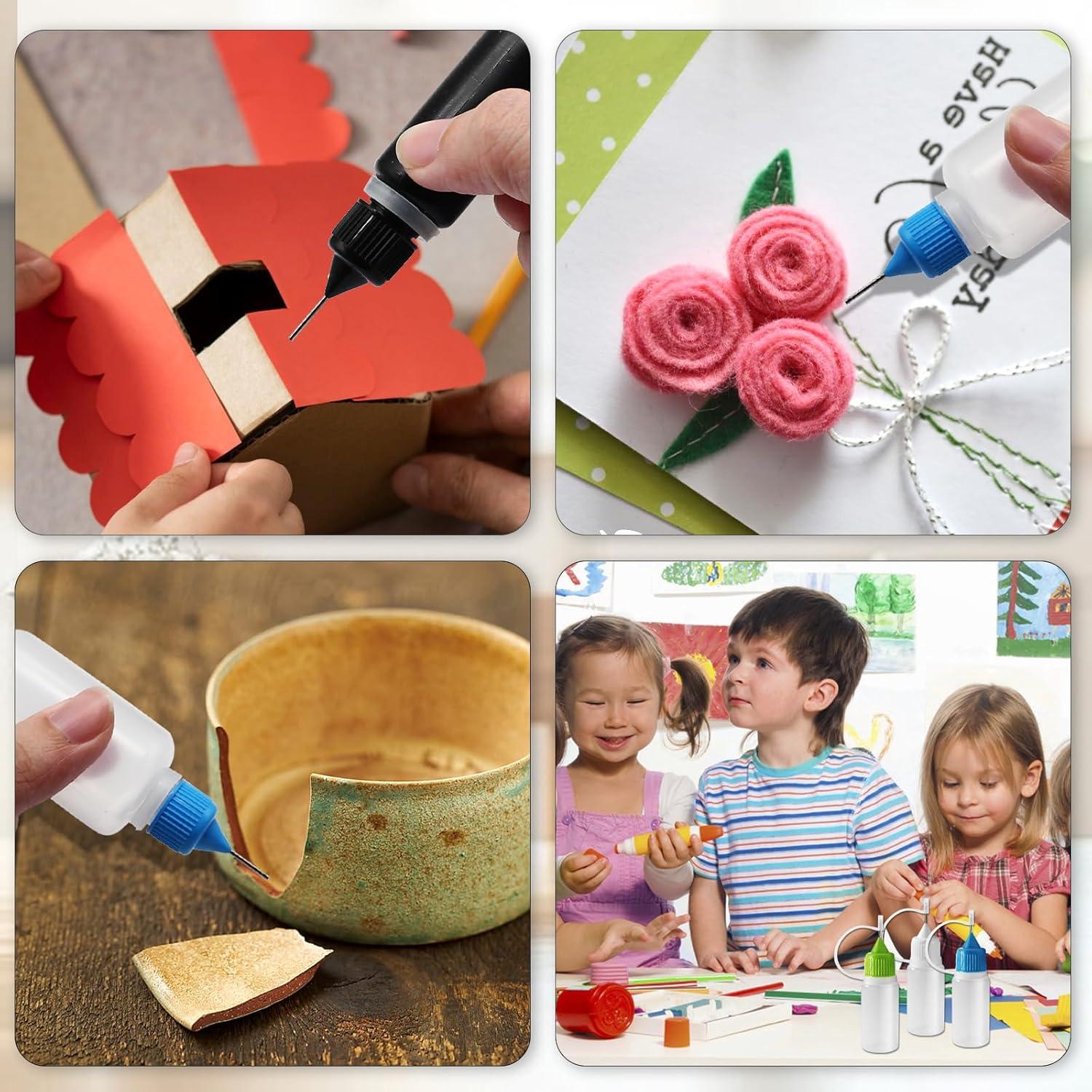 Botellas Aplicadoras de Punta Precisa HARSKIYER 30ml 12 Pcs