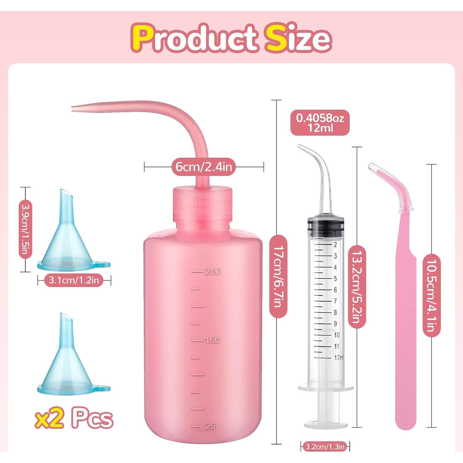 Kit DIY de Globo de Nieve CHENLUKJ - 5 Piezas Rosa