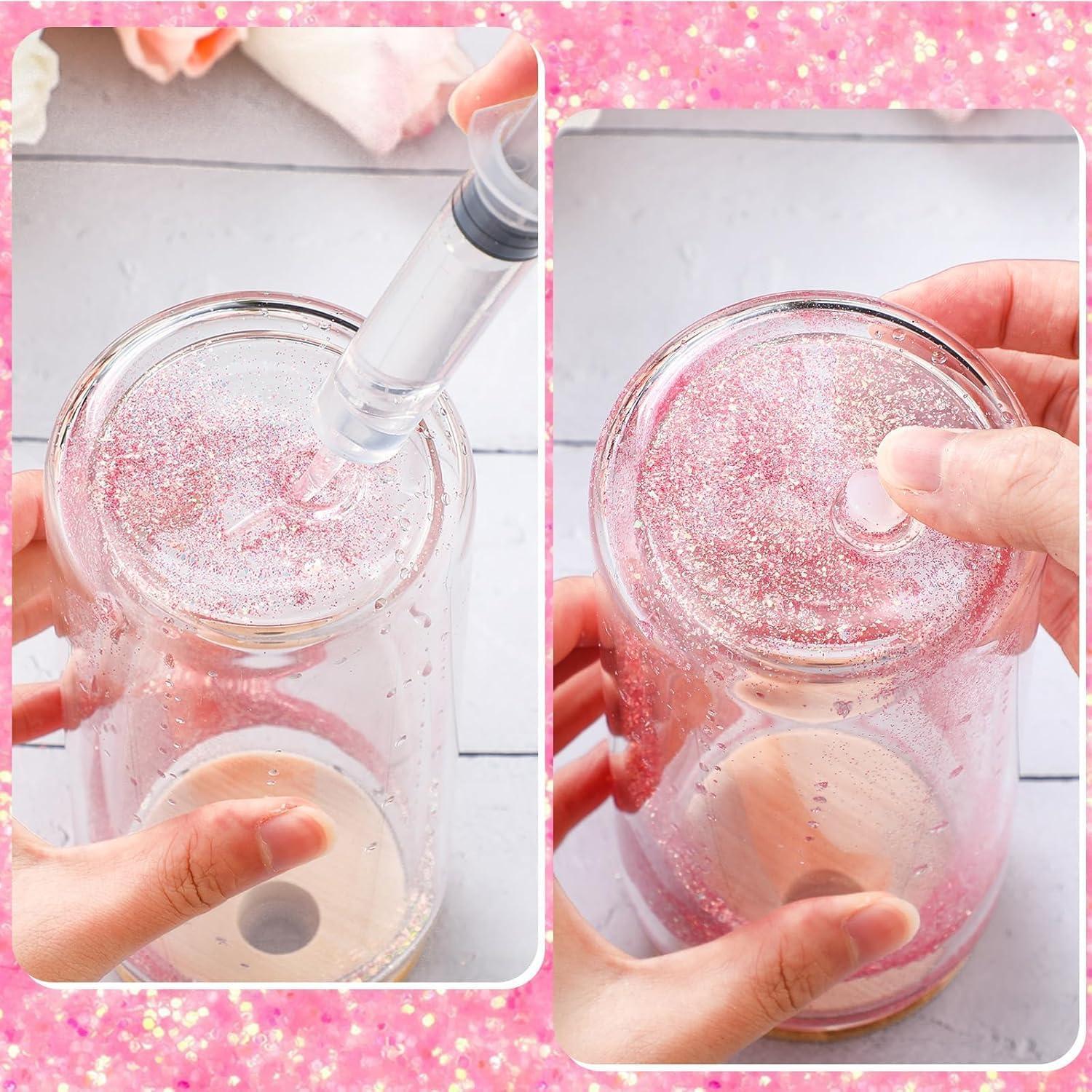 Kit DIY de Globo de Nieve CHENLUKJ - 5 Piezas Rosa