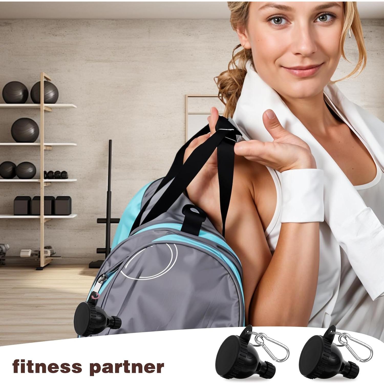 Contenedor de Polvo de Proteína Xinjoduz 50ml 2 Piezas Negro