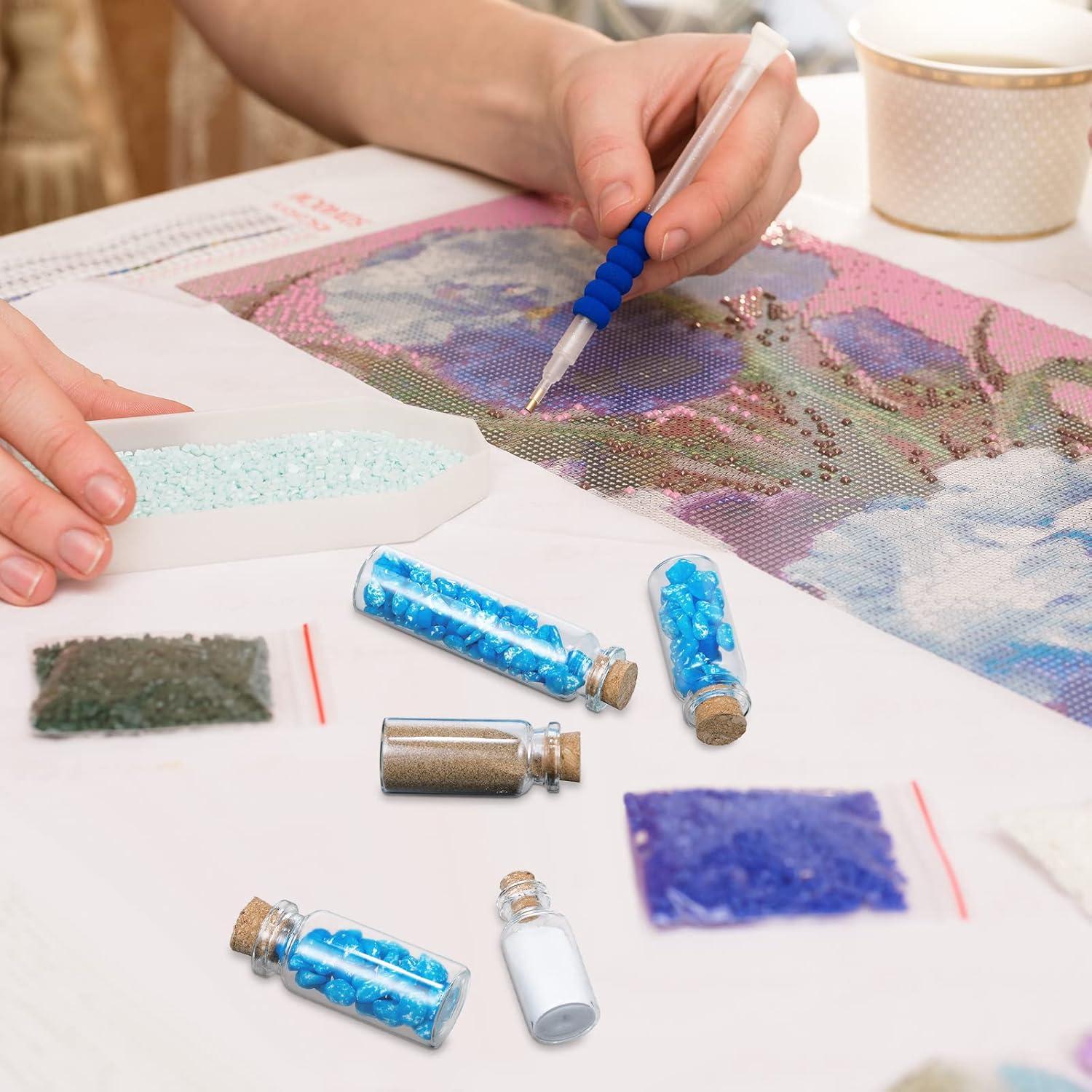 45 Botellas de Vidrio Mini Sherli con Tapones de Corcho 0.5-20ml