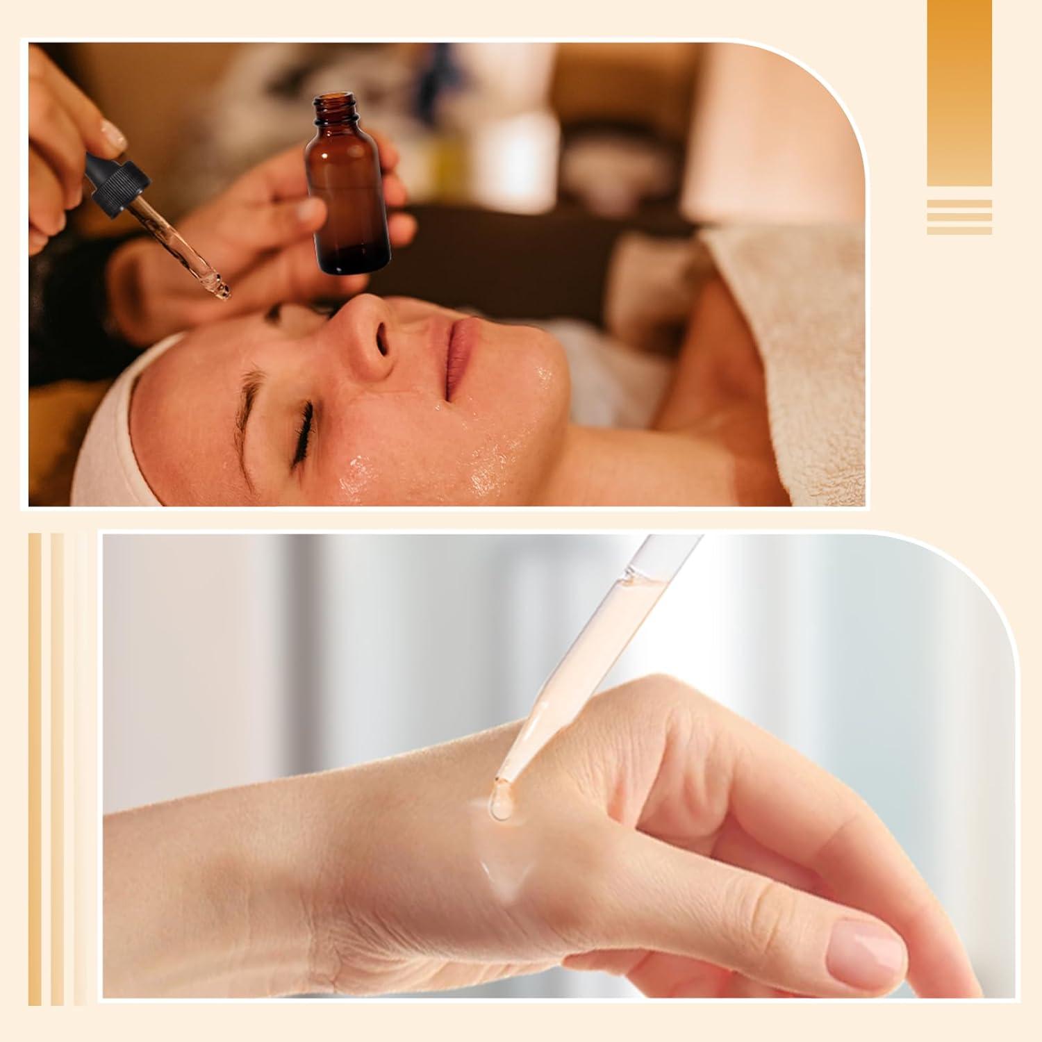 Botellas gotero de vidrio ámbar 30 ml - 4 Pack StellaCare