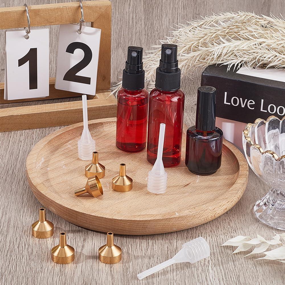 Set 16Pcs Mini Embudos de Aluminio GORGECRAFT con Pipetas