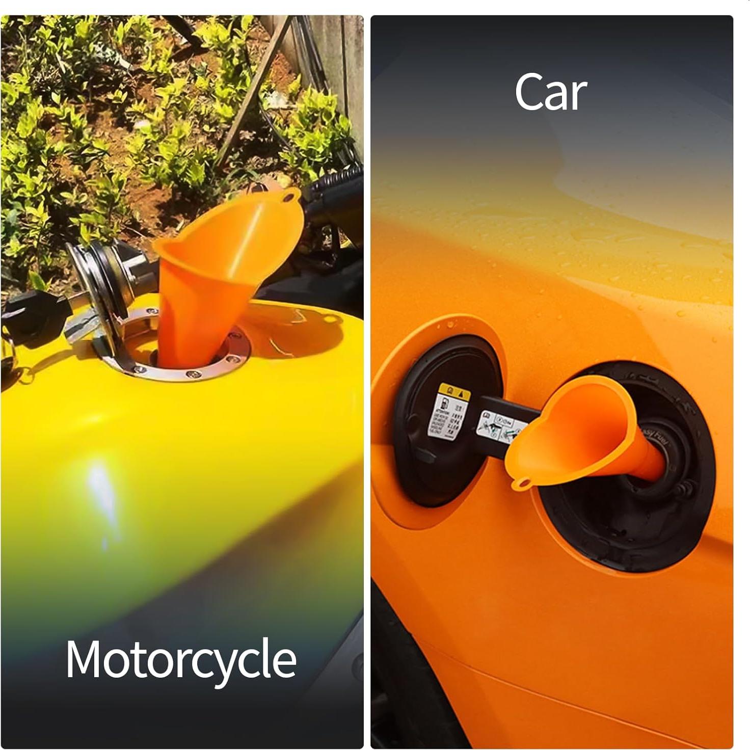 Juego de 3 Embudos de Aceite Plástico Aferrizu 28.8cm