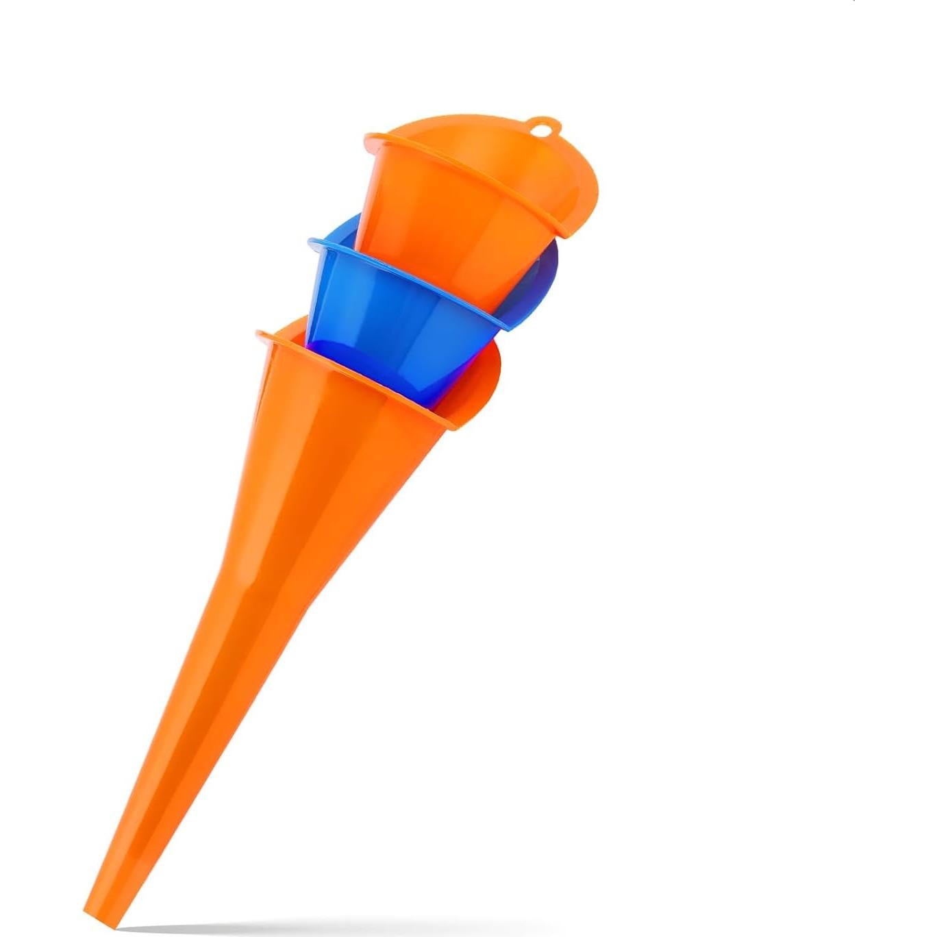 Juego de 3 Embudos de Aceite Plástico Aferrizu 28.8cm