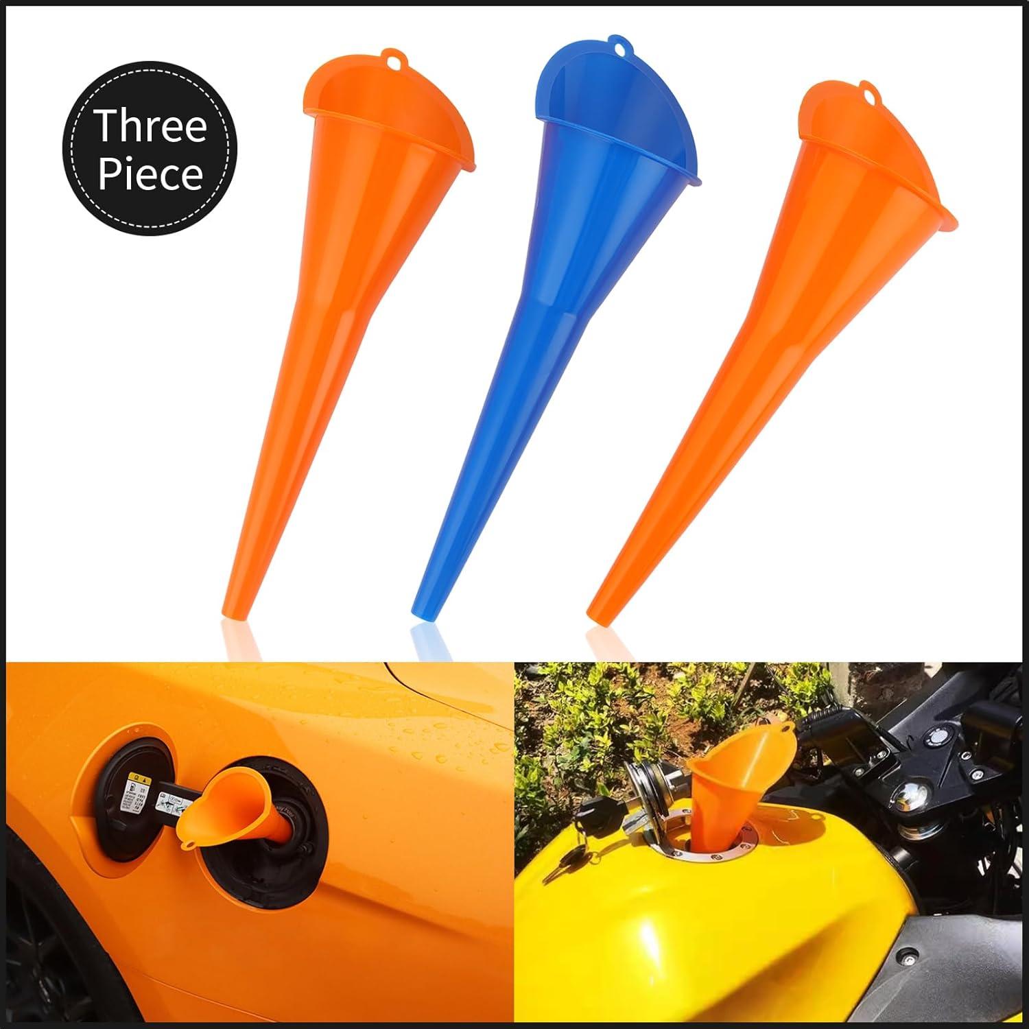 Juego de 3 Embudos de Aceite Plástico Aferrizu 28.8cm