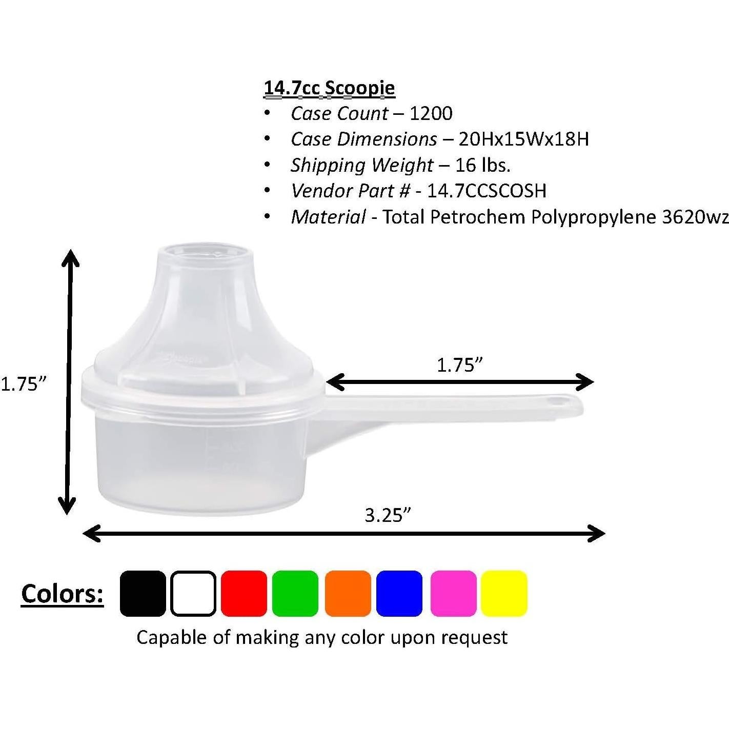 Cucharón Medidor The Scoopie 15 mL con Embudo Multiusos