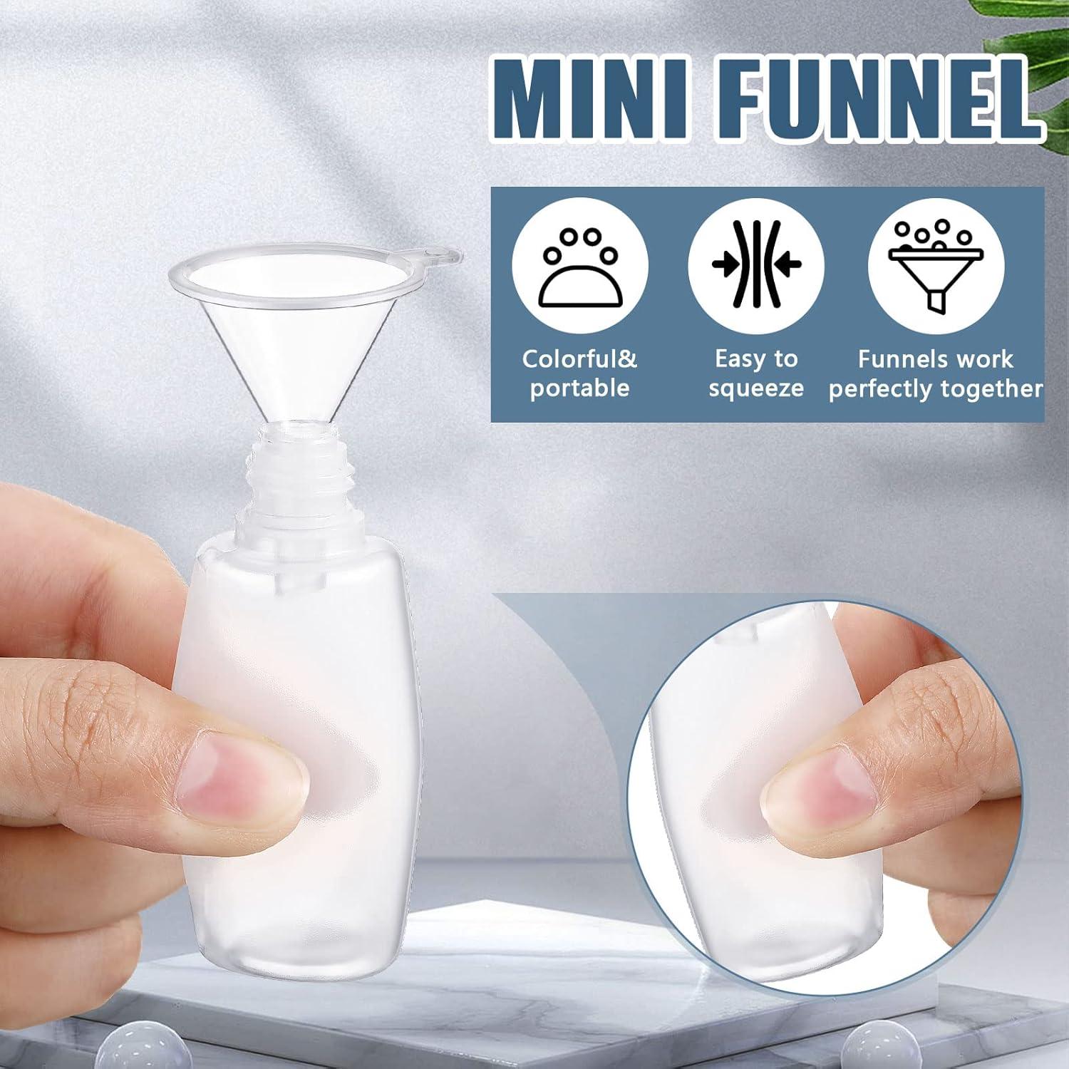 12 Botellas Aplicadoras de Precisión 20 ml Baderke con Agujas y Embudos