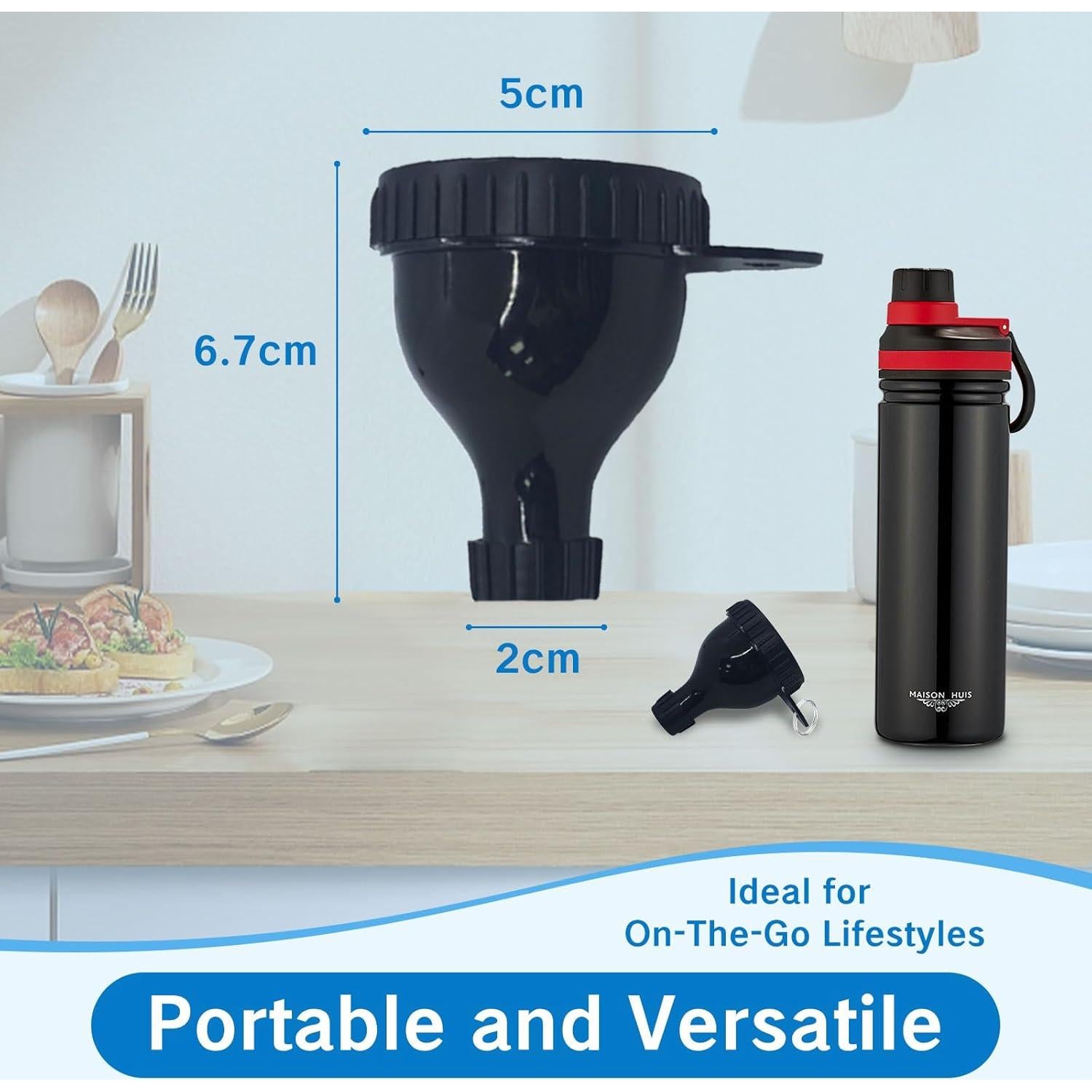 Contenedor de Proteína en Polvo YAFIYGI - 5 a 6 Cucharadas - Ecológico