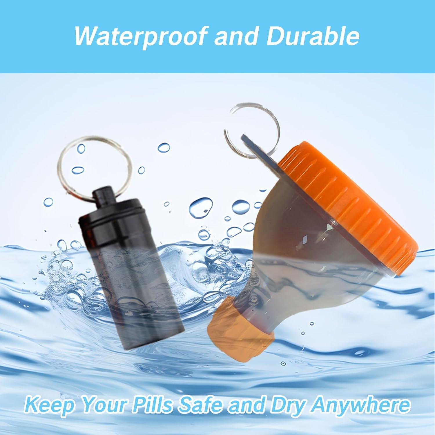 Juego de embudos de proteína YAFIYGI 50ml naranja con mosquetón