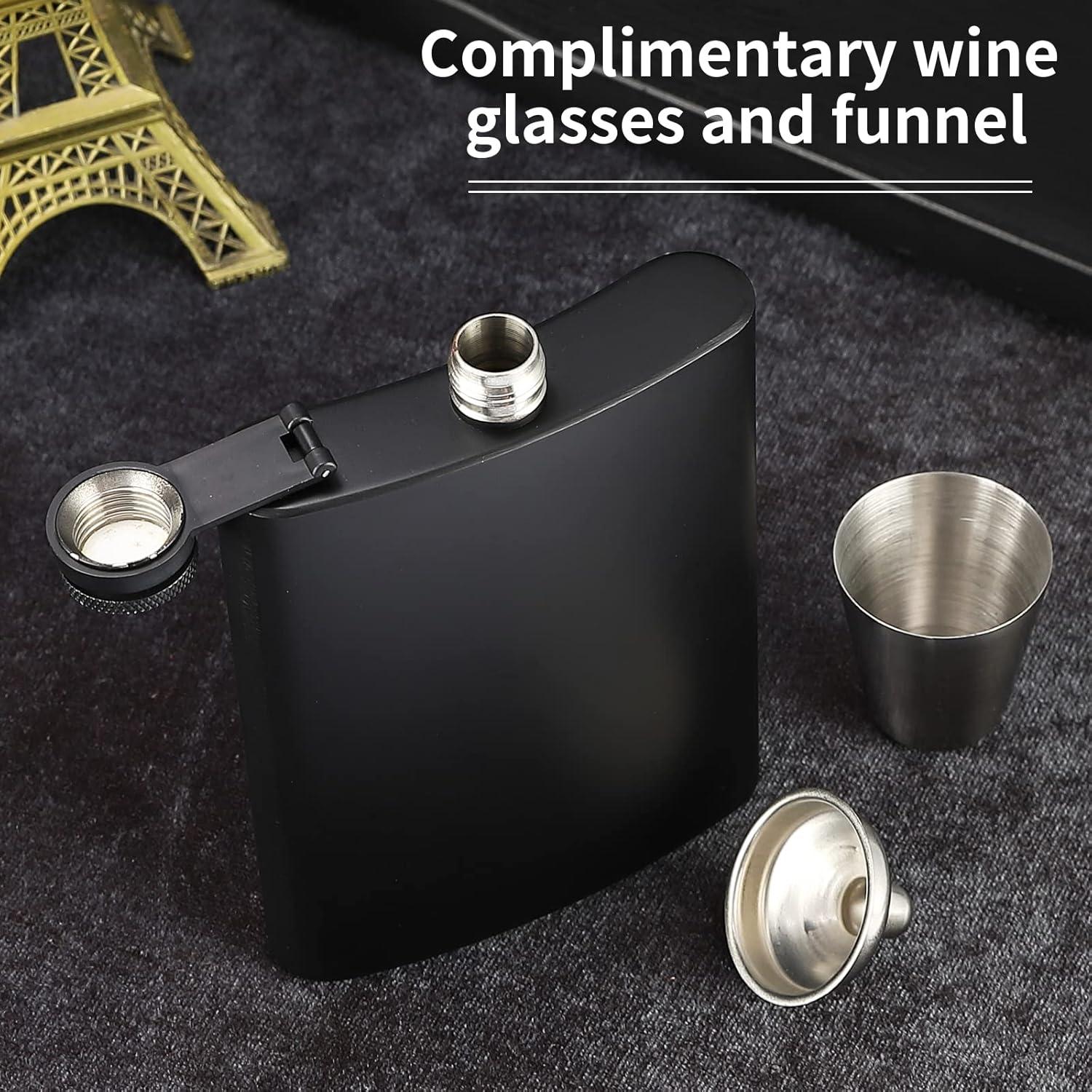 Set 2 Botellas Térmicas Rachan 240ml Acero Inoxidable Negro Mate