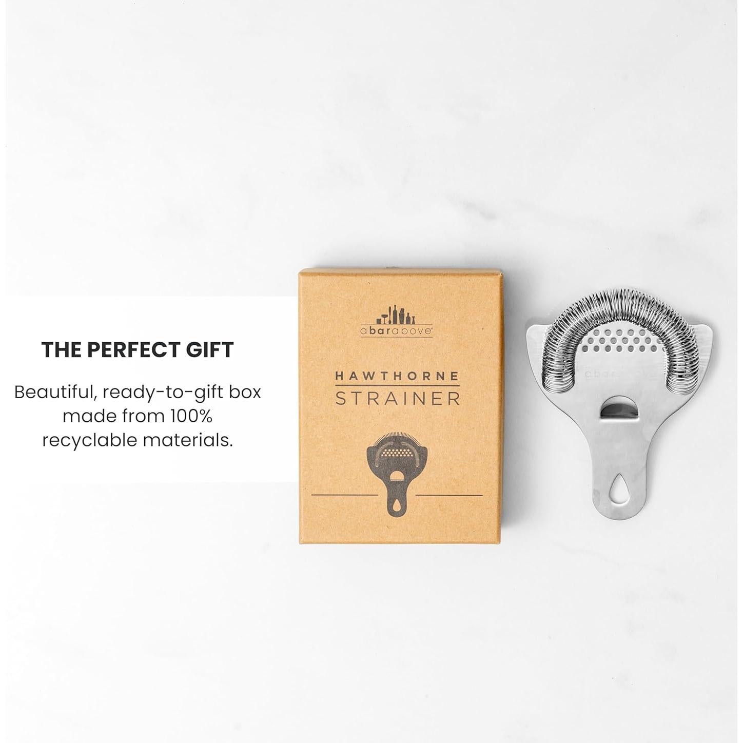 Colador de Cócteles Hawthorne A Bar Above Acero Inoxidable