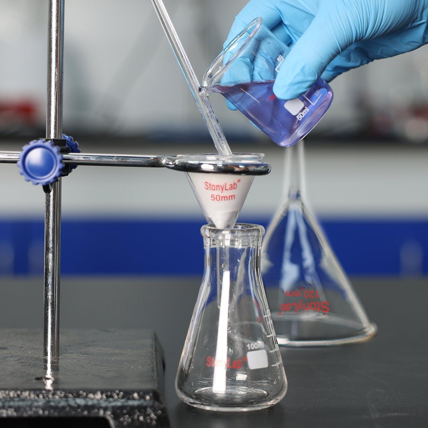 Set de embudos de vidrio StonyLab 4 piezas 50-120 mm