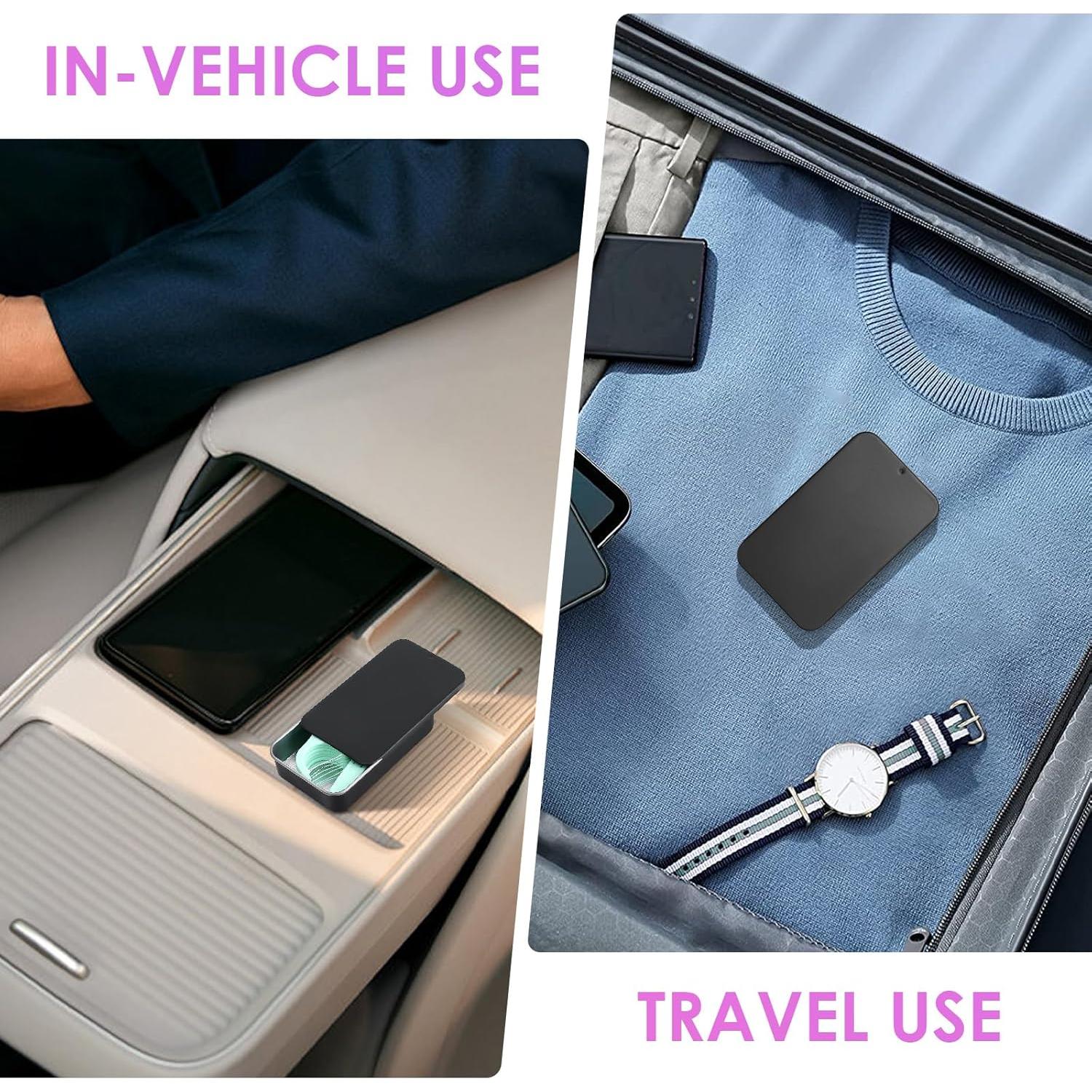 Estuche de Palillos de Hilo Dental Gerkia 2Pack Reutilizable