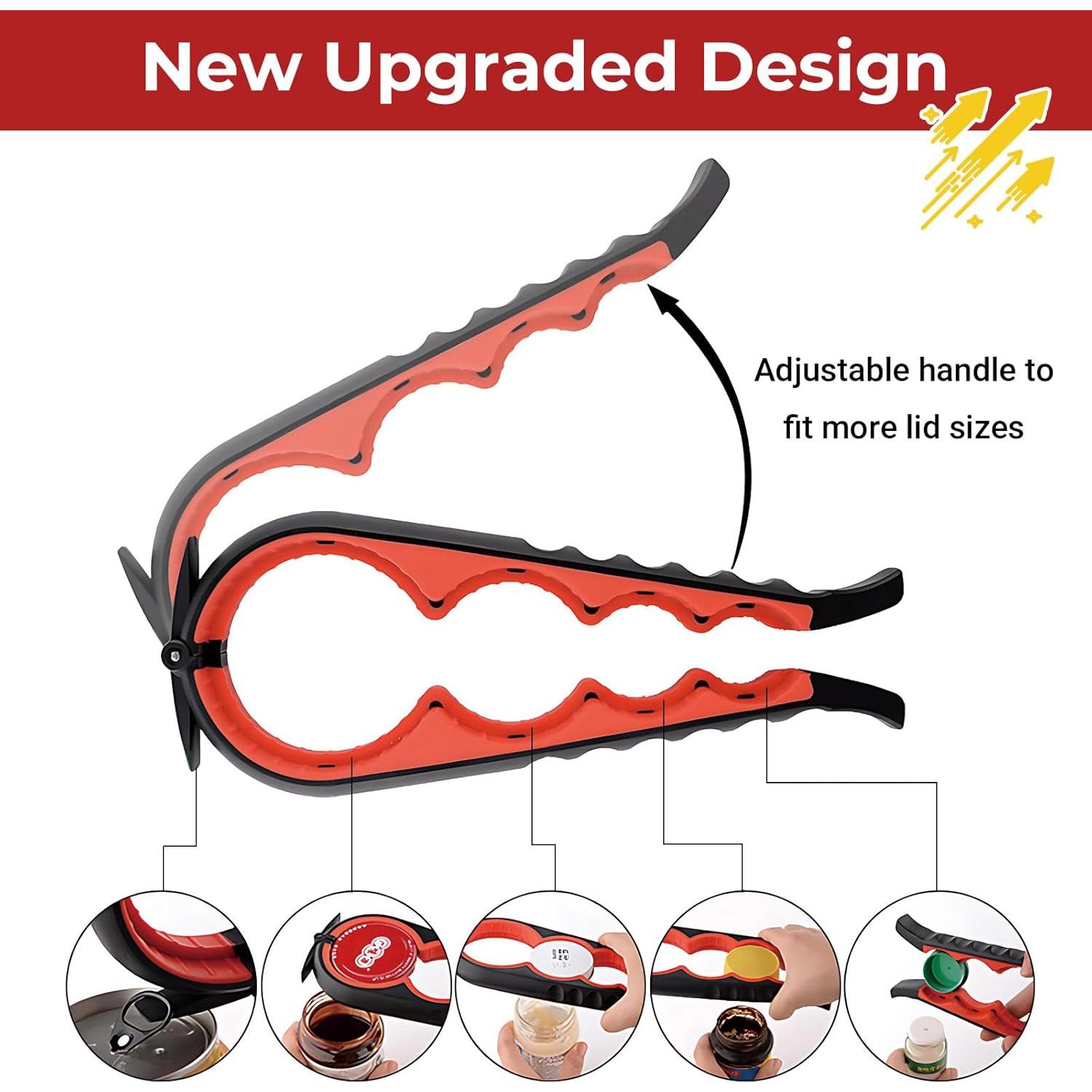 Abridor de frascos 5 en 1 Amroicus para manos débiles