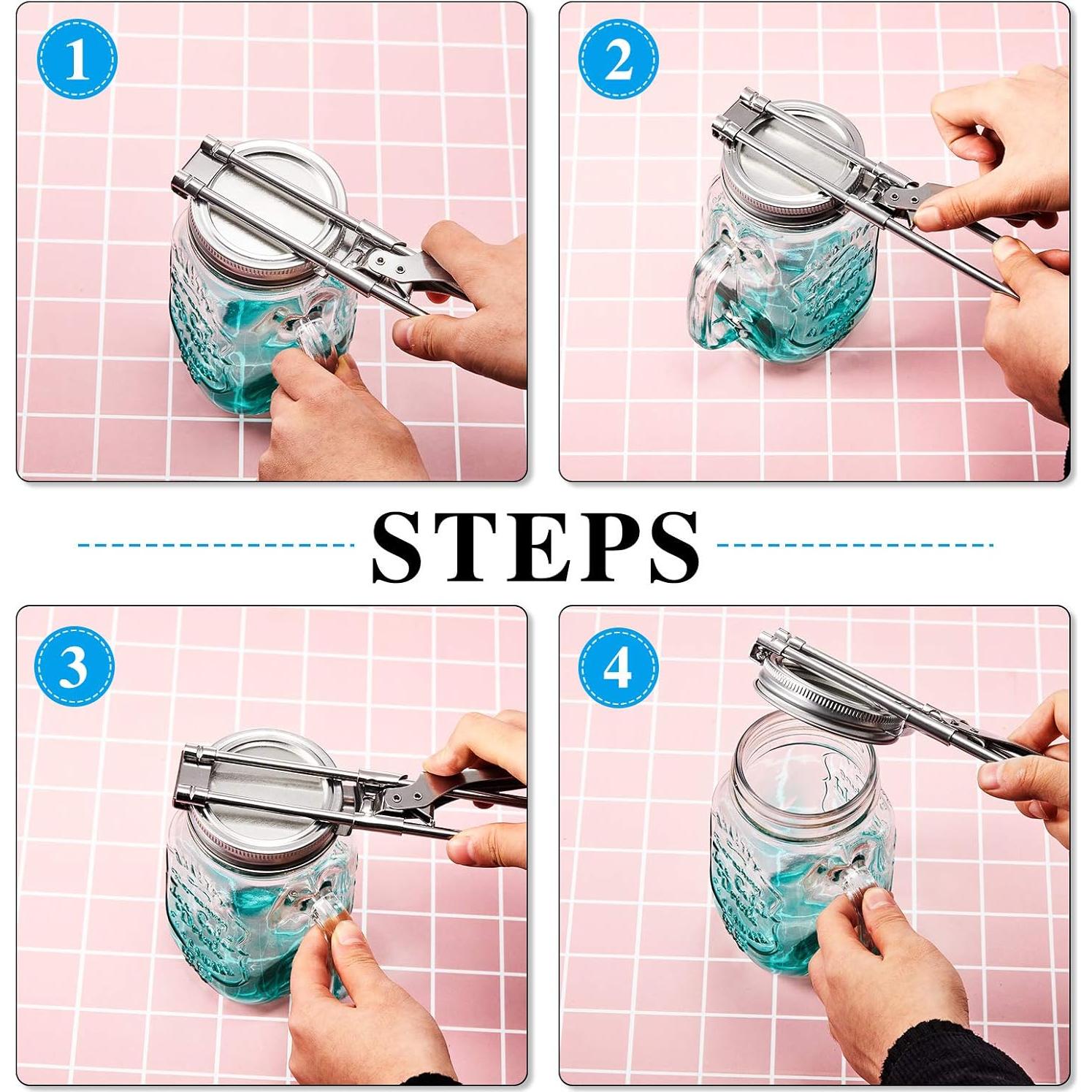 Abrebotellas Ajustable Patelai 2 Piezas Acero Inoxidable