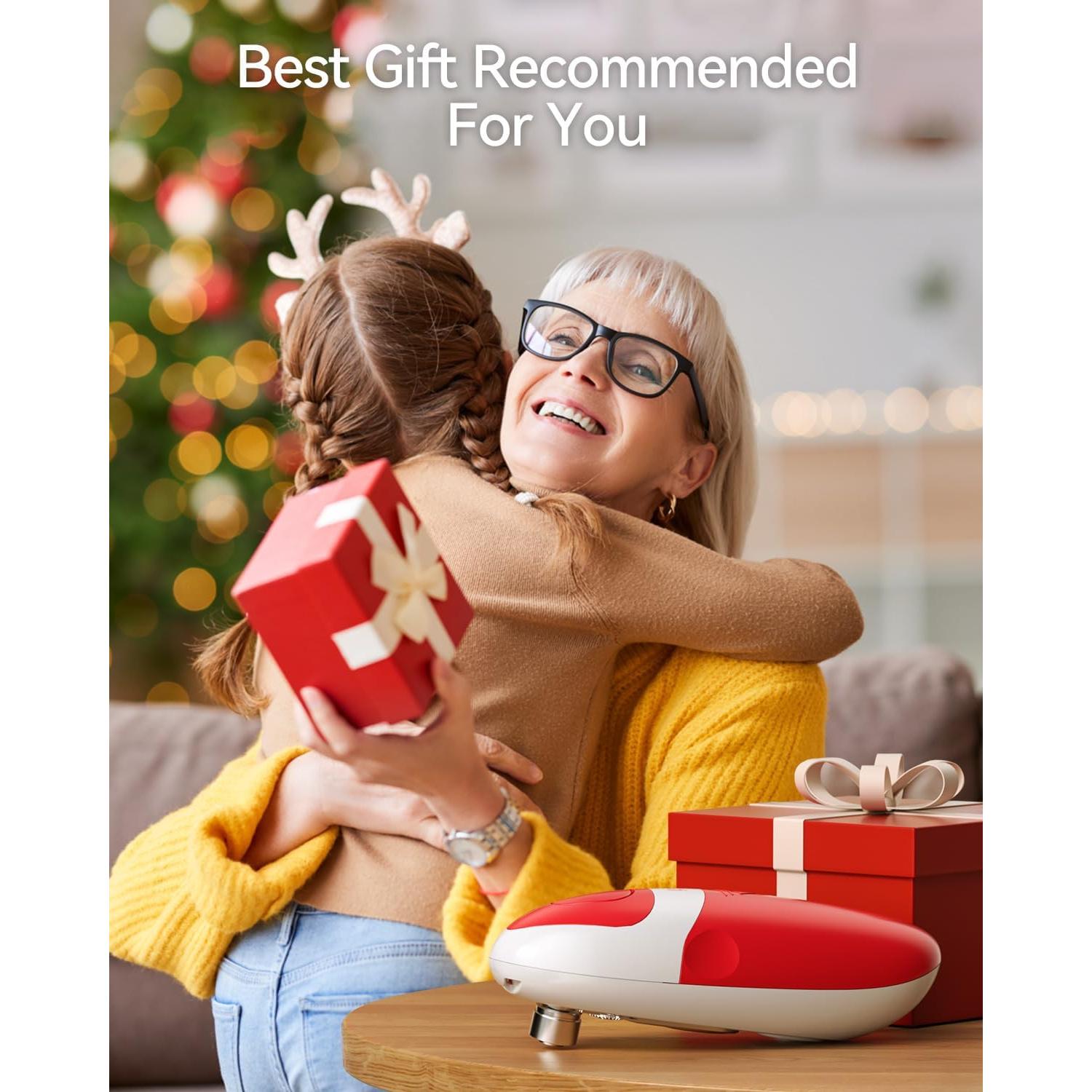 Abrelatas Eléctrico Phniti Automático 2W Rojo/Blanco