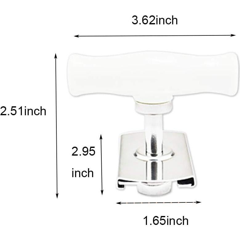 Abridor de Tarros Manual Caliamary de Acero Inoxidable 2.5-10 cm
