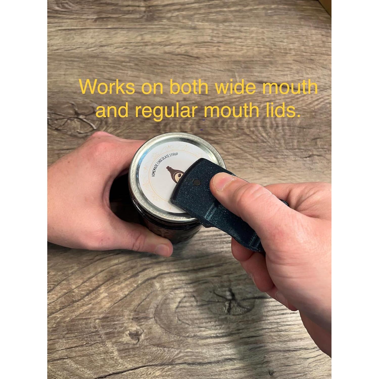 Abridor de Tarros de Conservas Rojo Imán para Boca Ancha y Regular