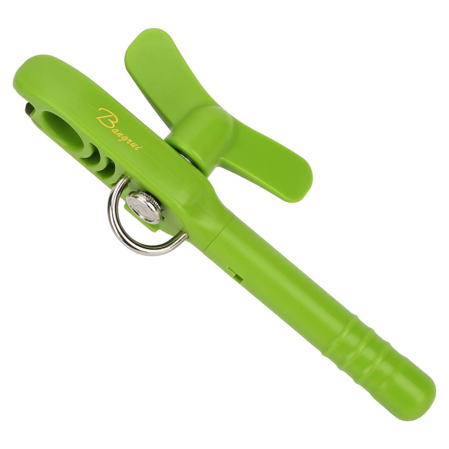 Abridor de Latas Manual 4-en-1 Bangrui Verde - Seguro y Versátil