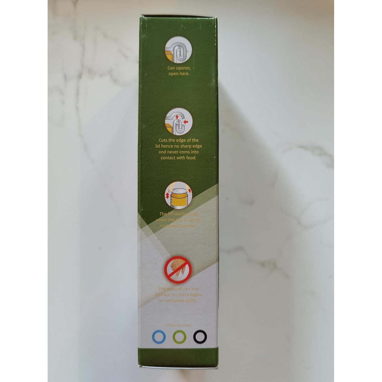 Abridor de Latas Manual 4-en-1 Bangrui Verde - Seguro y Versátil