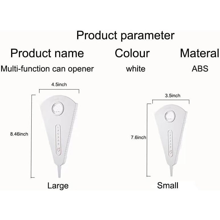 Abridor de Botellas Multifuncional GJFCWFTH 2 Piezas Grande