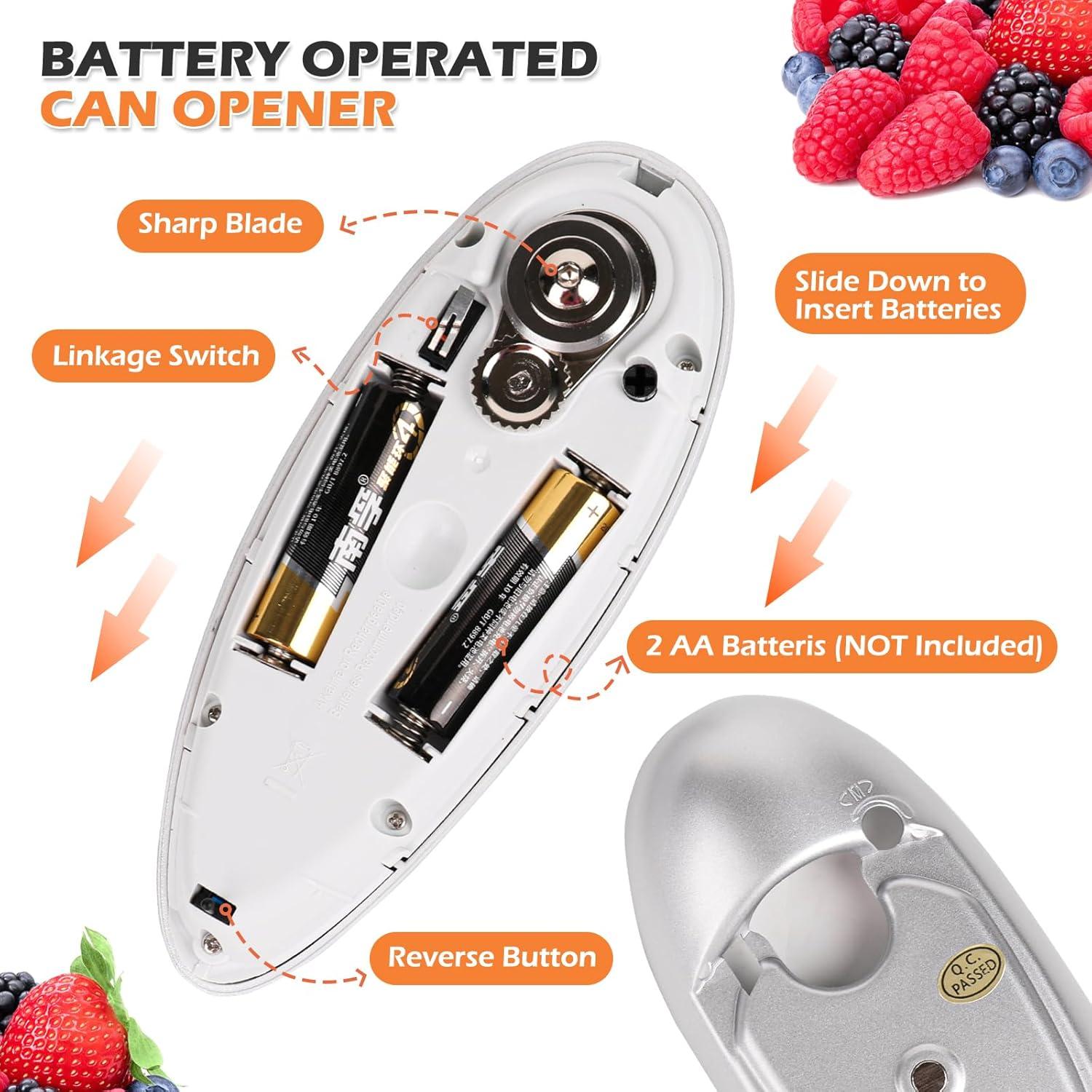 Abrelatas Eléctrico COVONEE ECO Automático Plata para Cocina