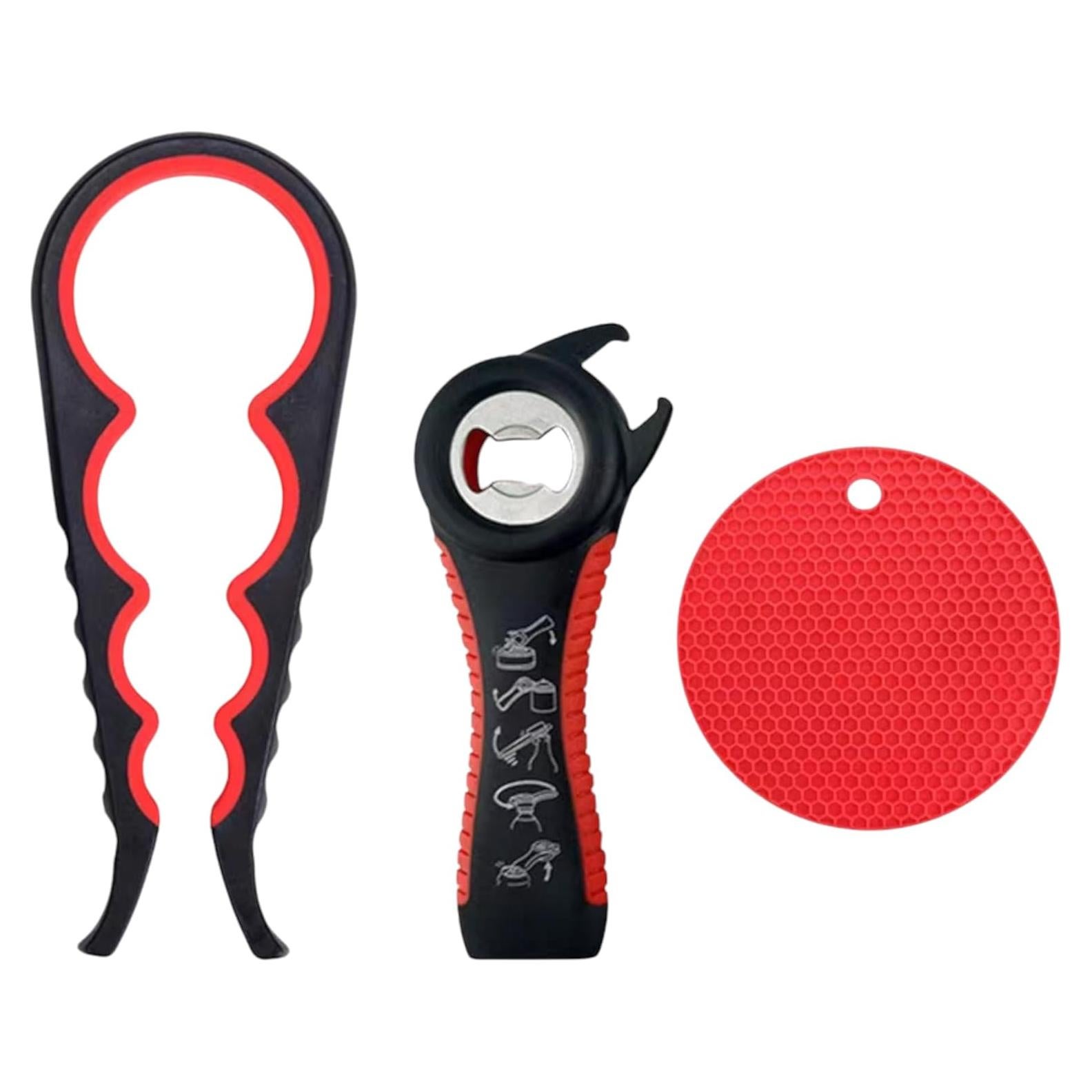 Abridor de frascos 5 en 1 TewinEchanders para manos débiles