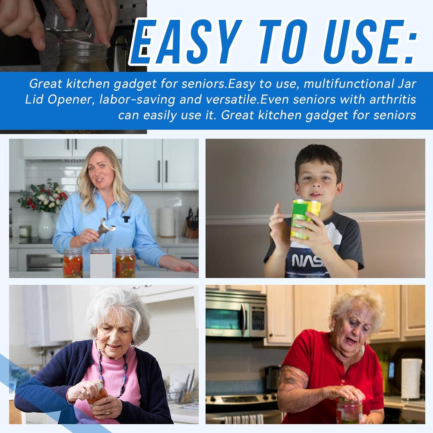 Abridor de Tarros Manual HQPARRTS Vintage - Acero Inoxidable