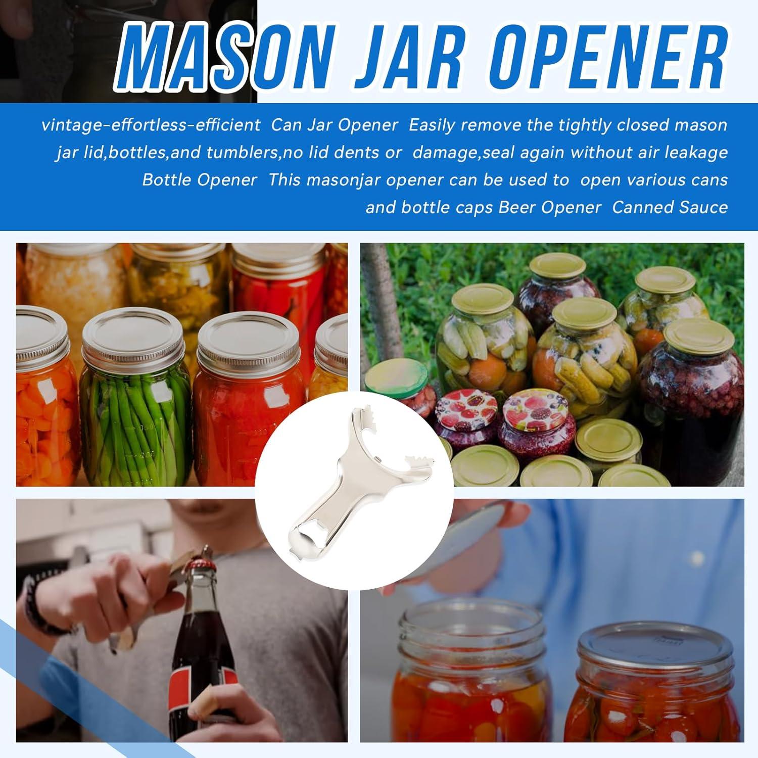 Abridor de Tarros Manual HQPARRTS Vintage - Acero Inoxidable