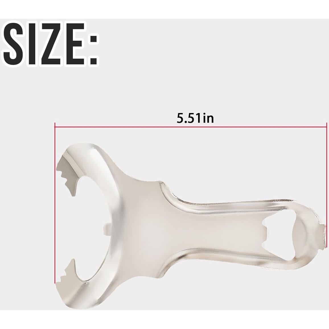 Abridor de Tarros Manual HQPARRTS Vintage - Acero Inoxidable