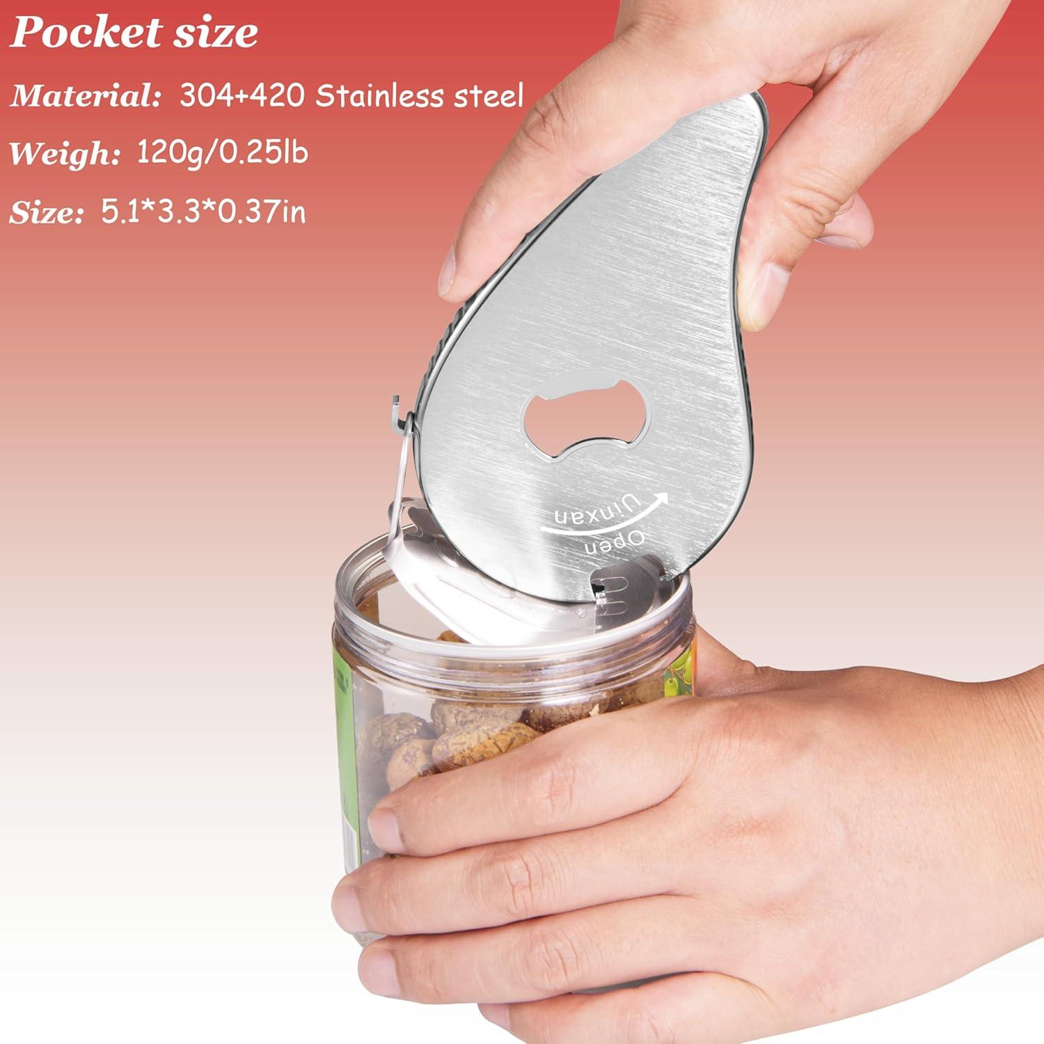 Abrebotellas Uinxan Acero Inoxidable 304 para Manos Débiles