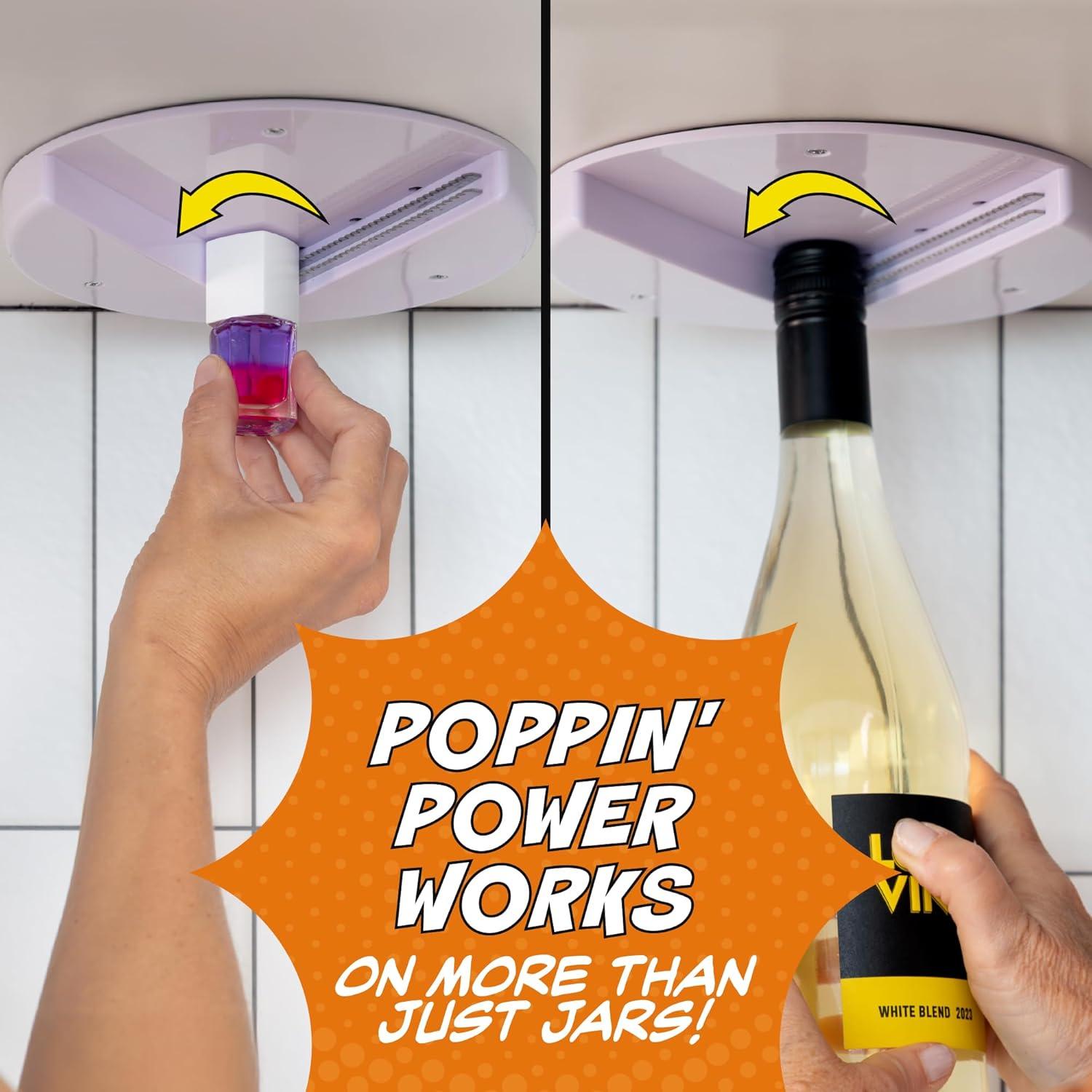 Abridor de Tarros PopDatJar Houseify - Fácil de Usar, Bajo Gabinete