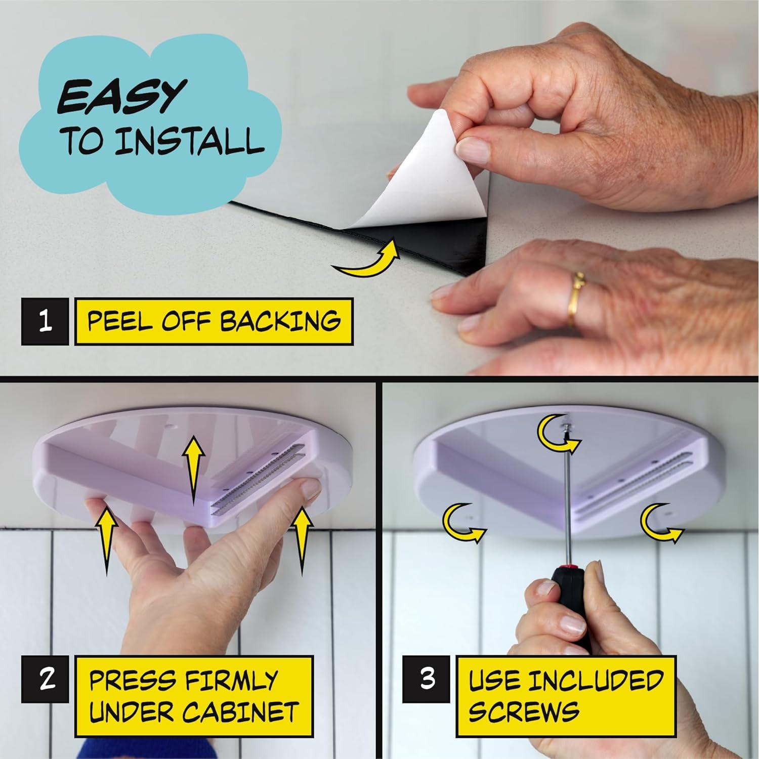 Abridor de Tarros PopDatJar Houseify - Fácil de Usar, Bajo Gabinete