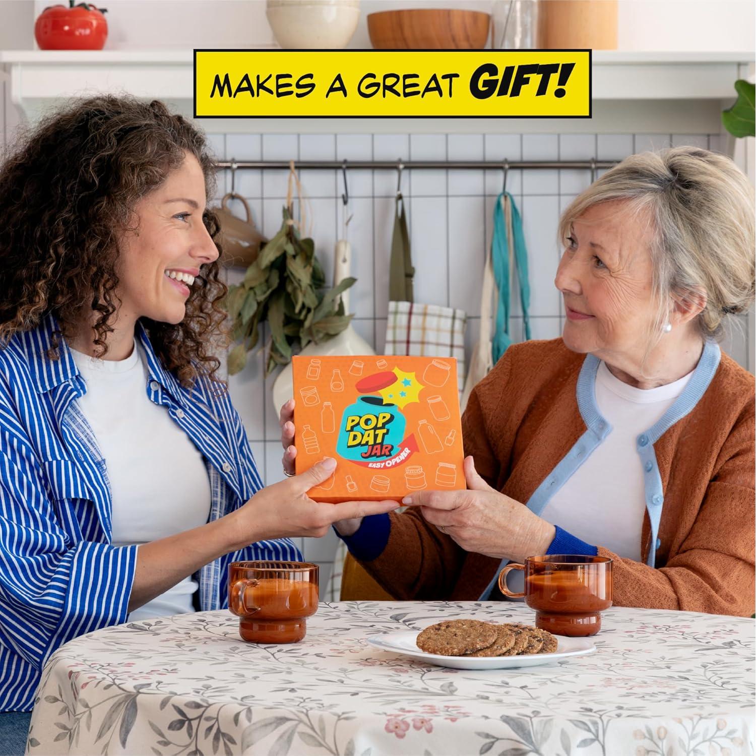 Abridor de Tarros PopDatJar Houseify - Fácil de Usar, Bajo Gabinete