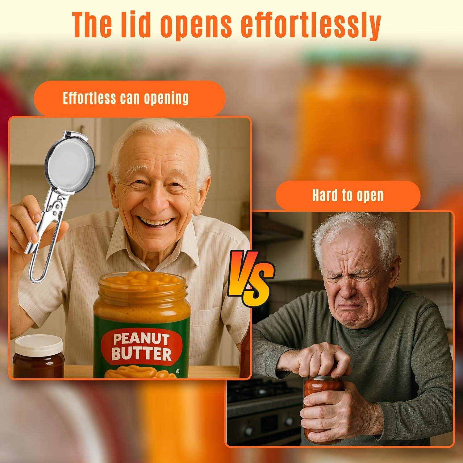 Abridores de Tarros y Botellas Enhon - Acero Inoxidable Ajustable