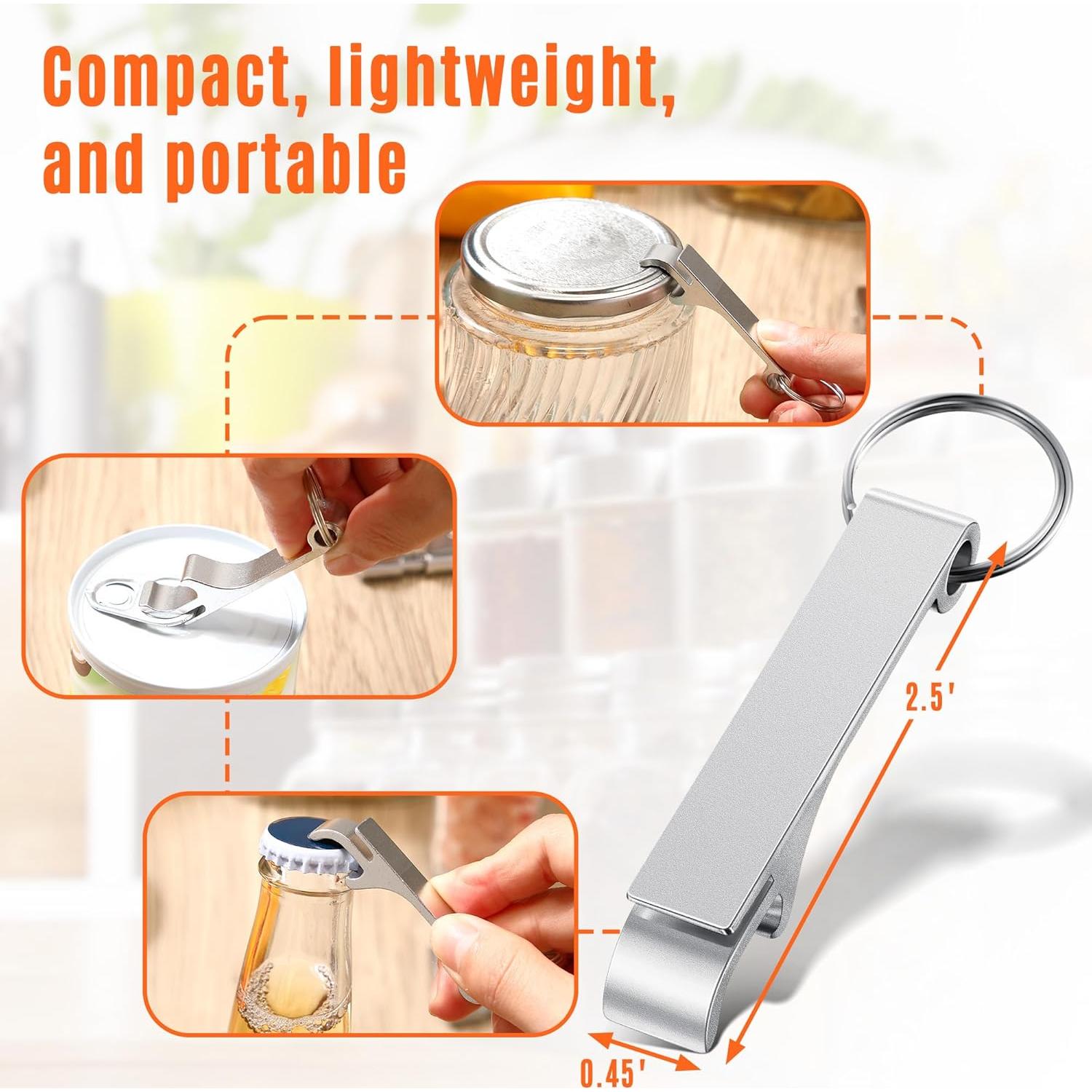 Abridores de Tarros y Botellas Enhon - Acero Inoxidable Ajustable