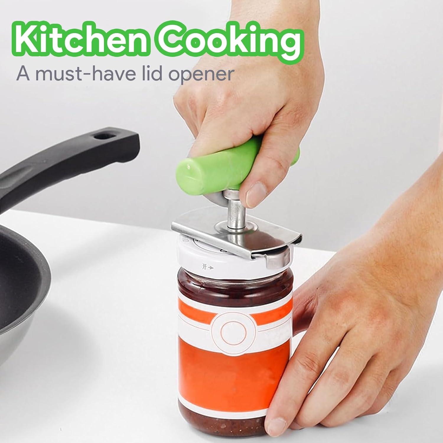 Abridor de Tarros HooYiYuuX 2 Pcs Ajustable Acero Inoxidable